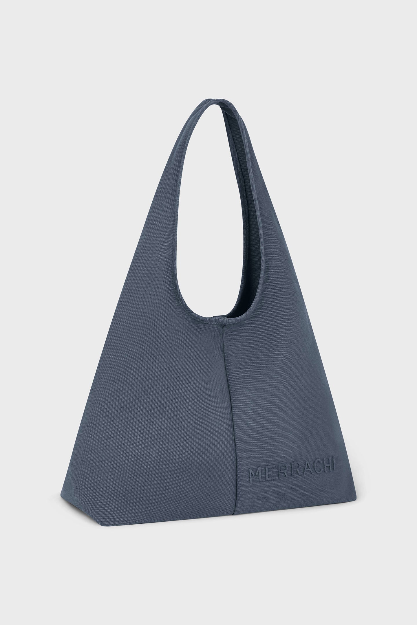 Oval Tote Bag | Dusty Indigo