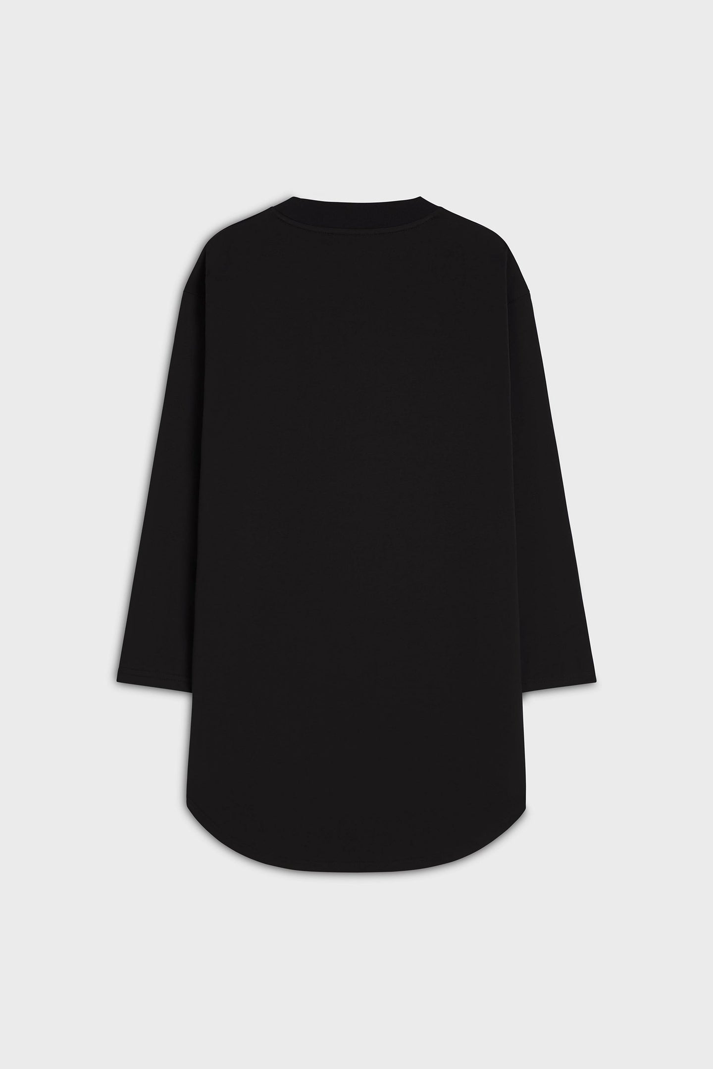 Oversized Cotton Tee | Black