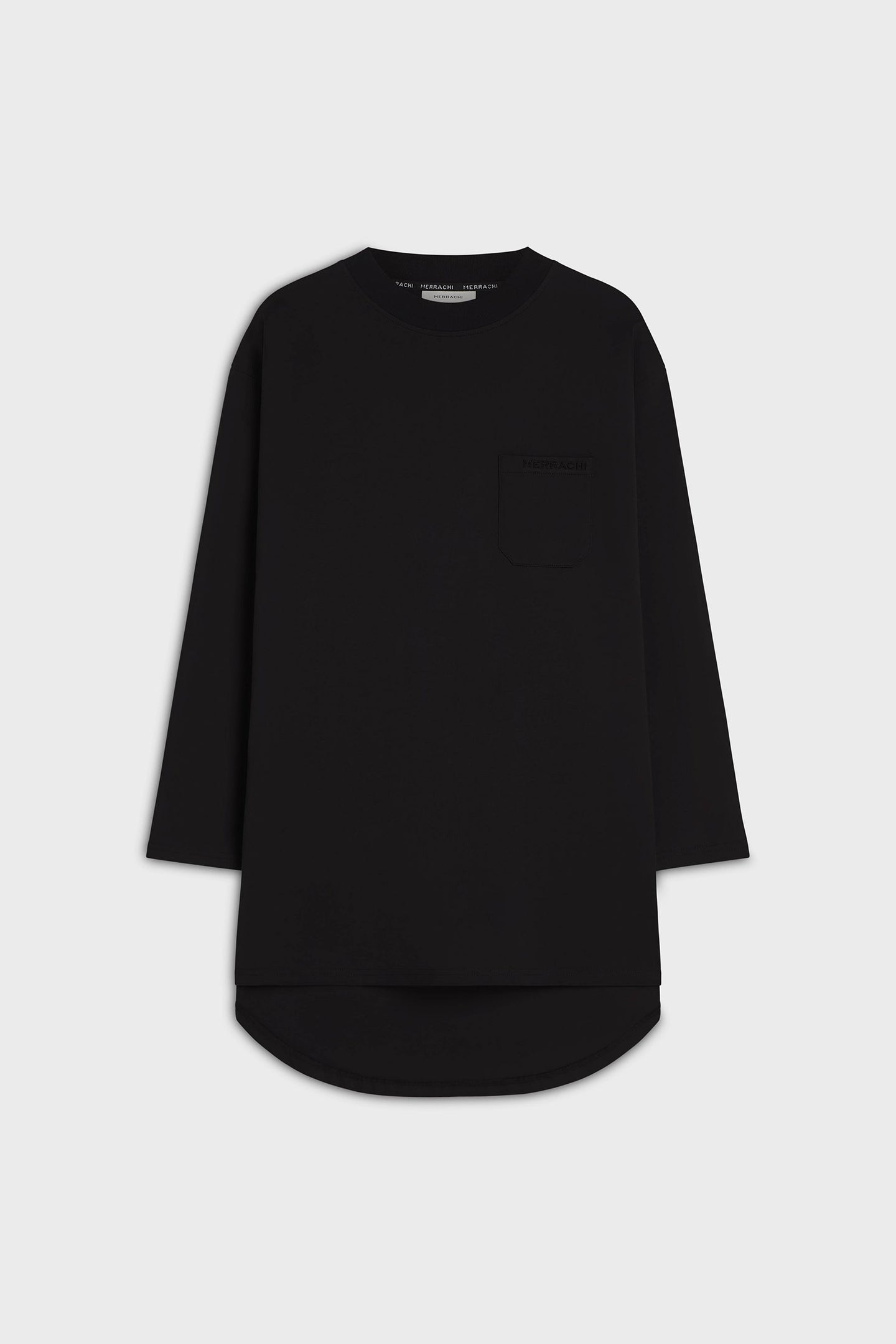 Oversized Cotton Tee | Black