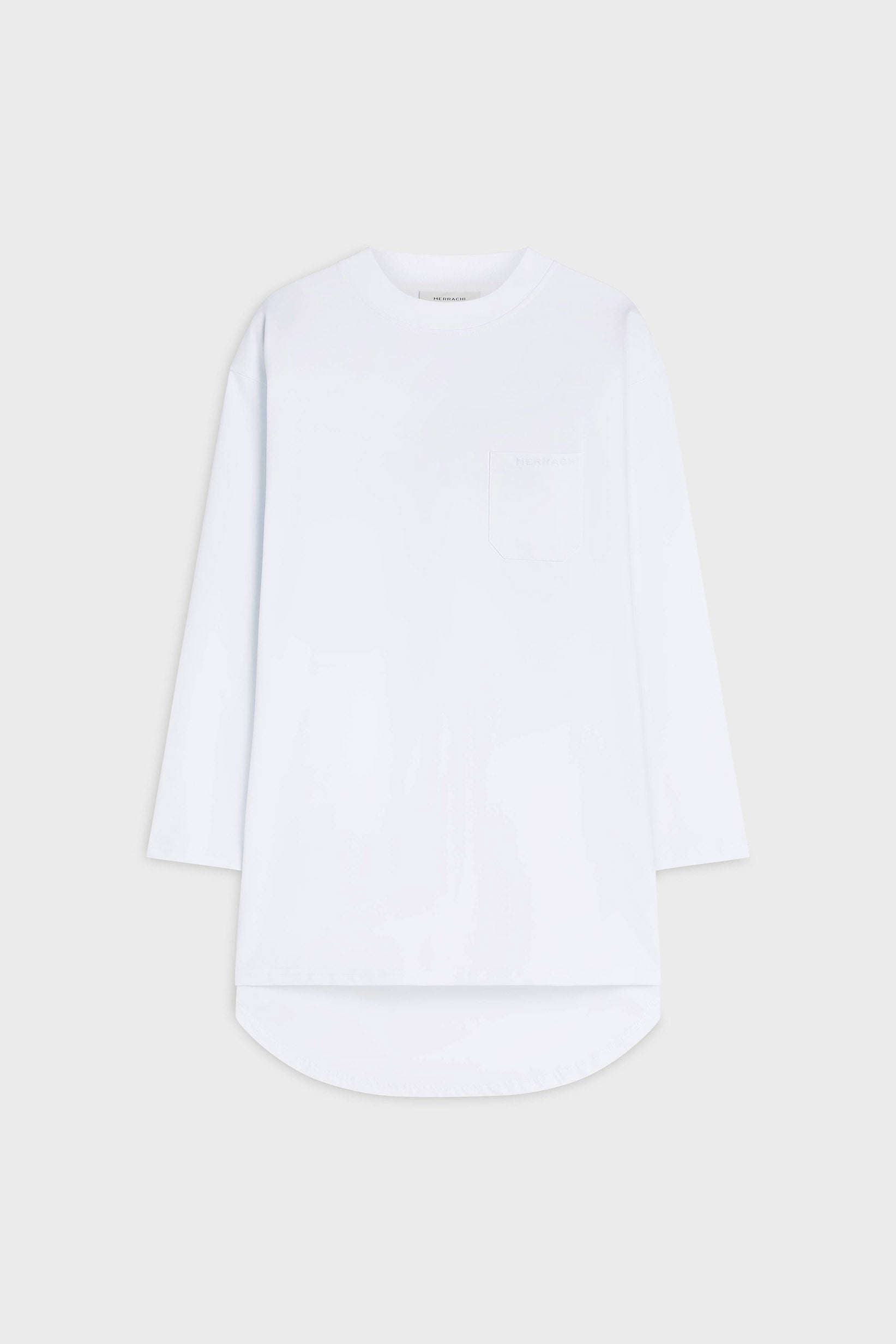 Oversized Cotton Tee | White