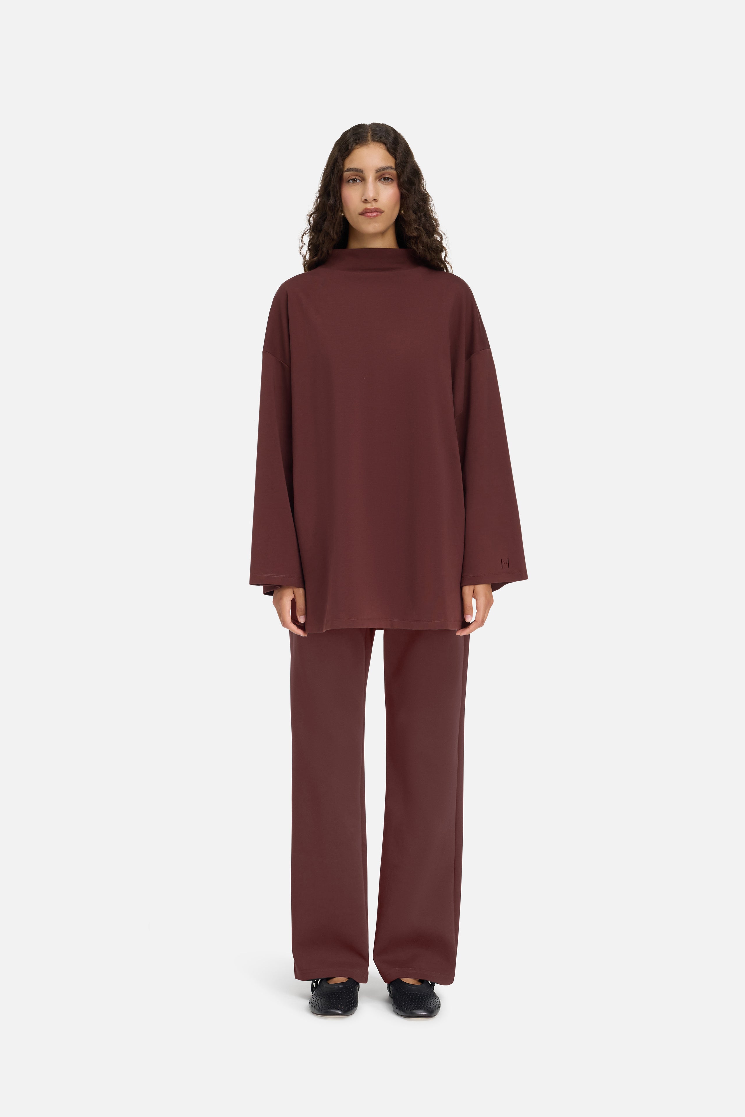 The Casual Pants | Dark Cherry