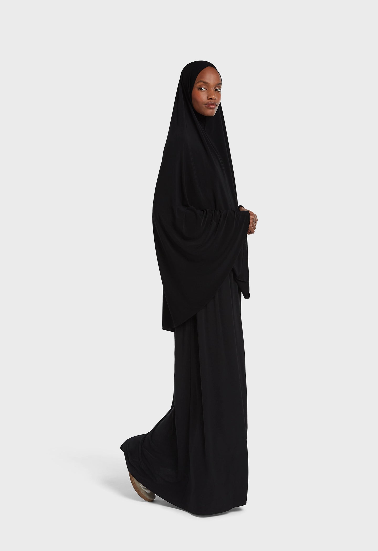 Premium Jersey Prayer Skirt | Black