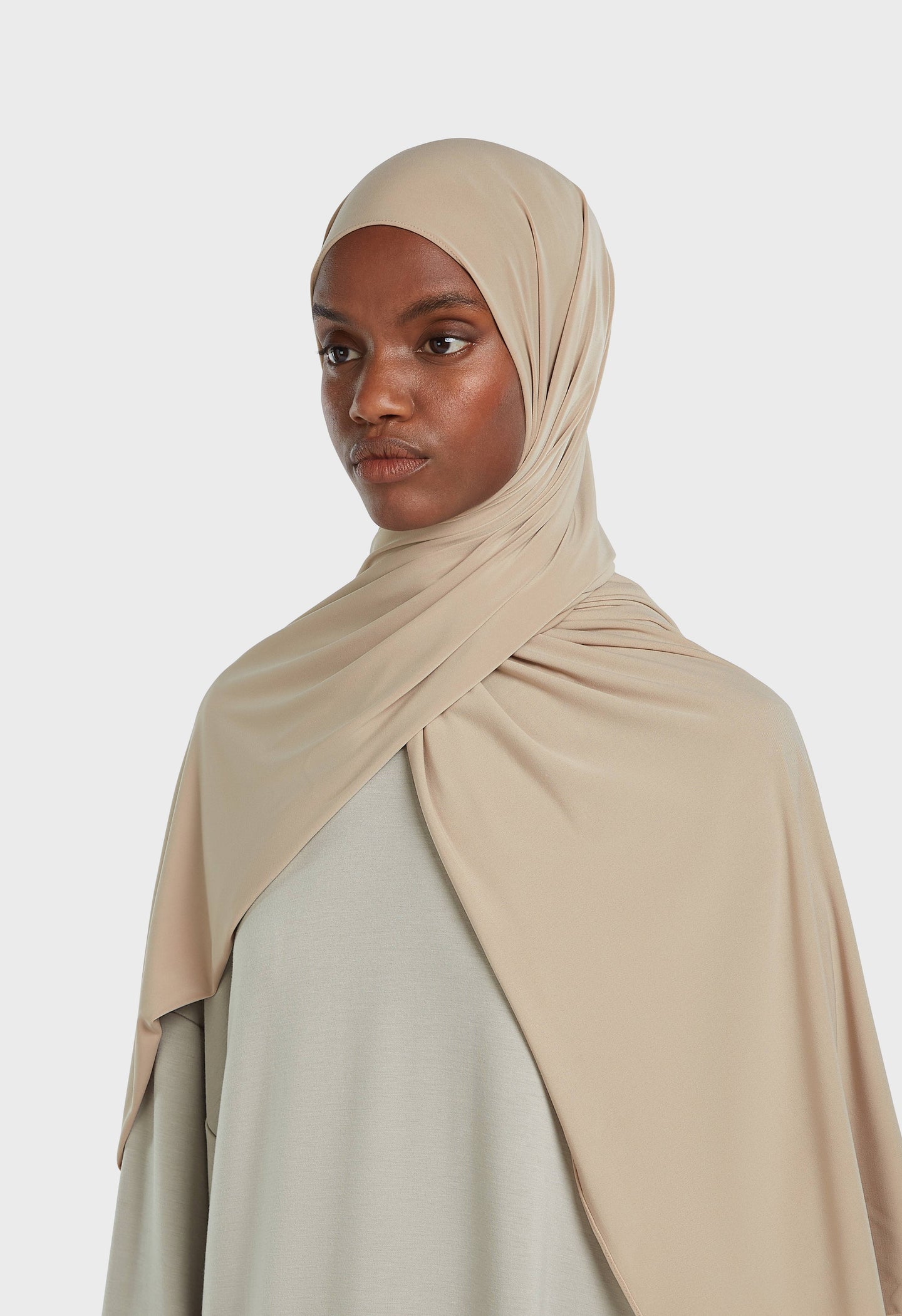 Premium Jersey Scarf | Mocha