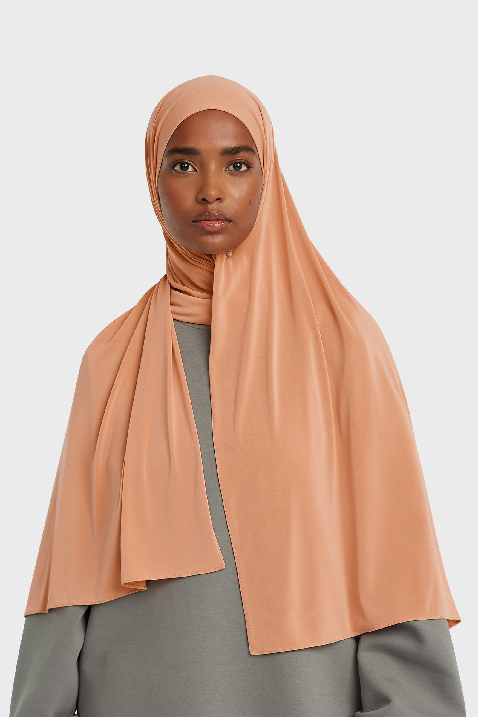 Premium Jersey Scarf | Pastel Orange