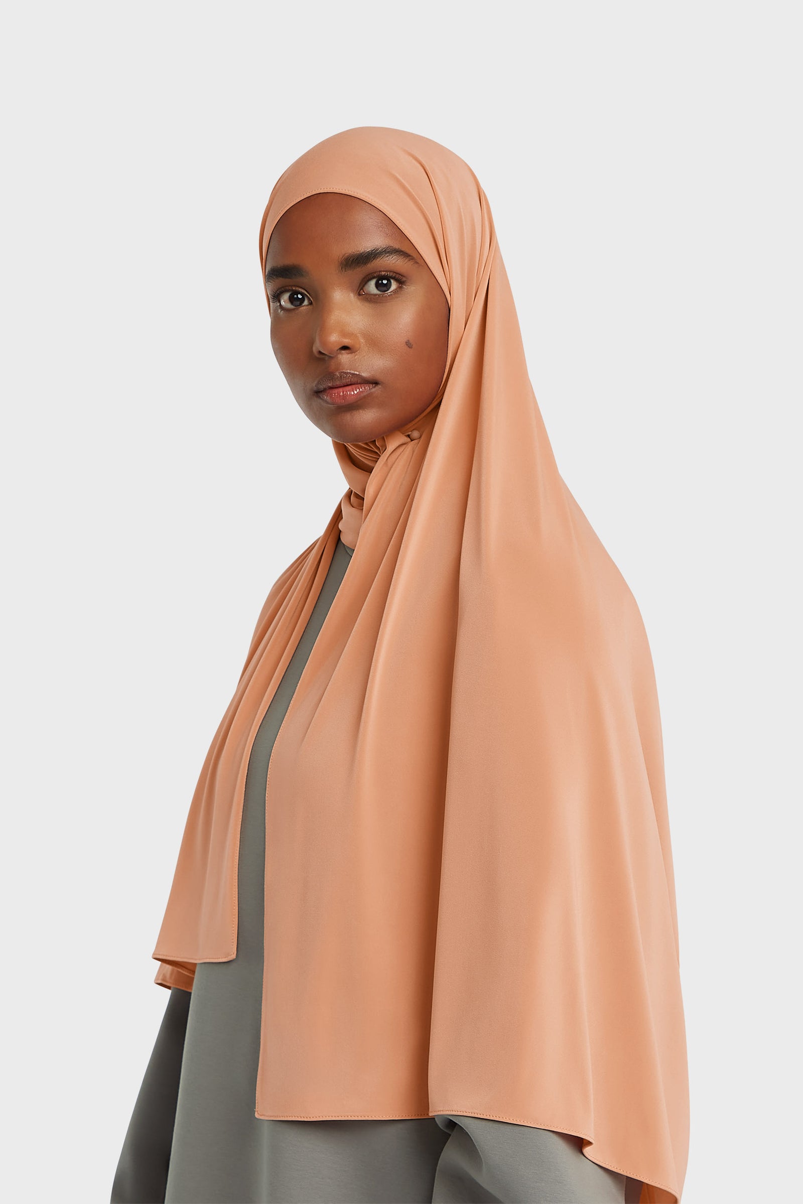 Premium Jersey Scarf | Pastel Orange