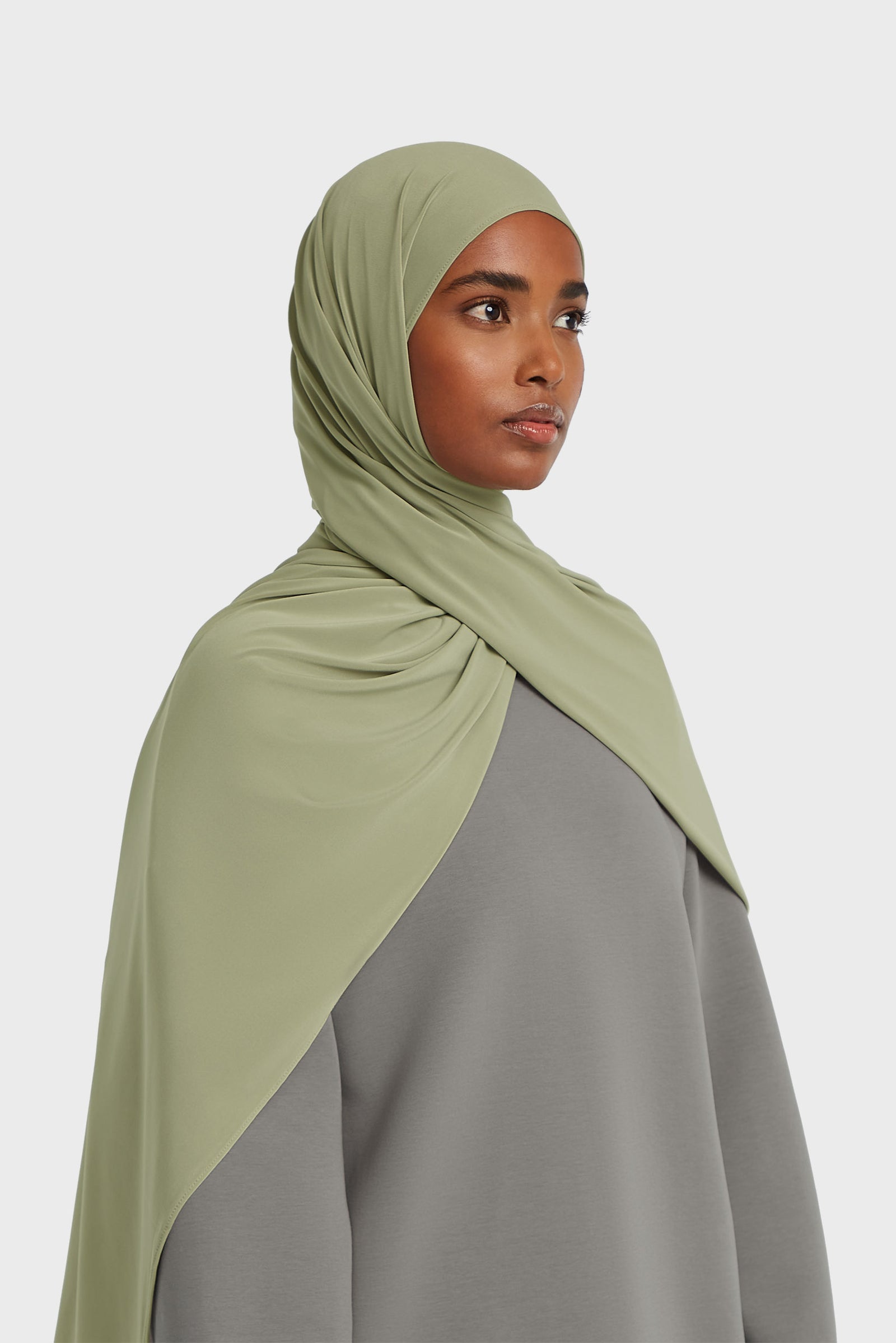 Premium Jersey Scarf | Sage