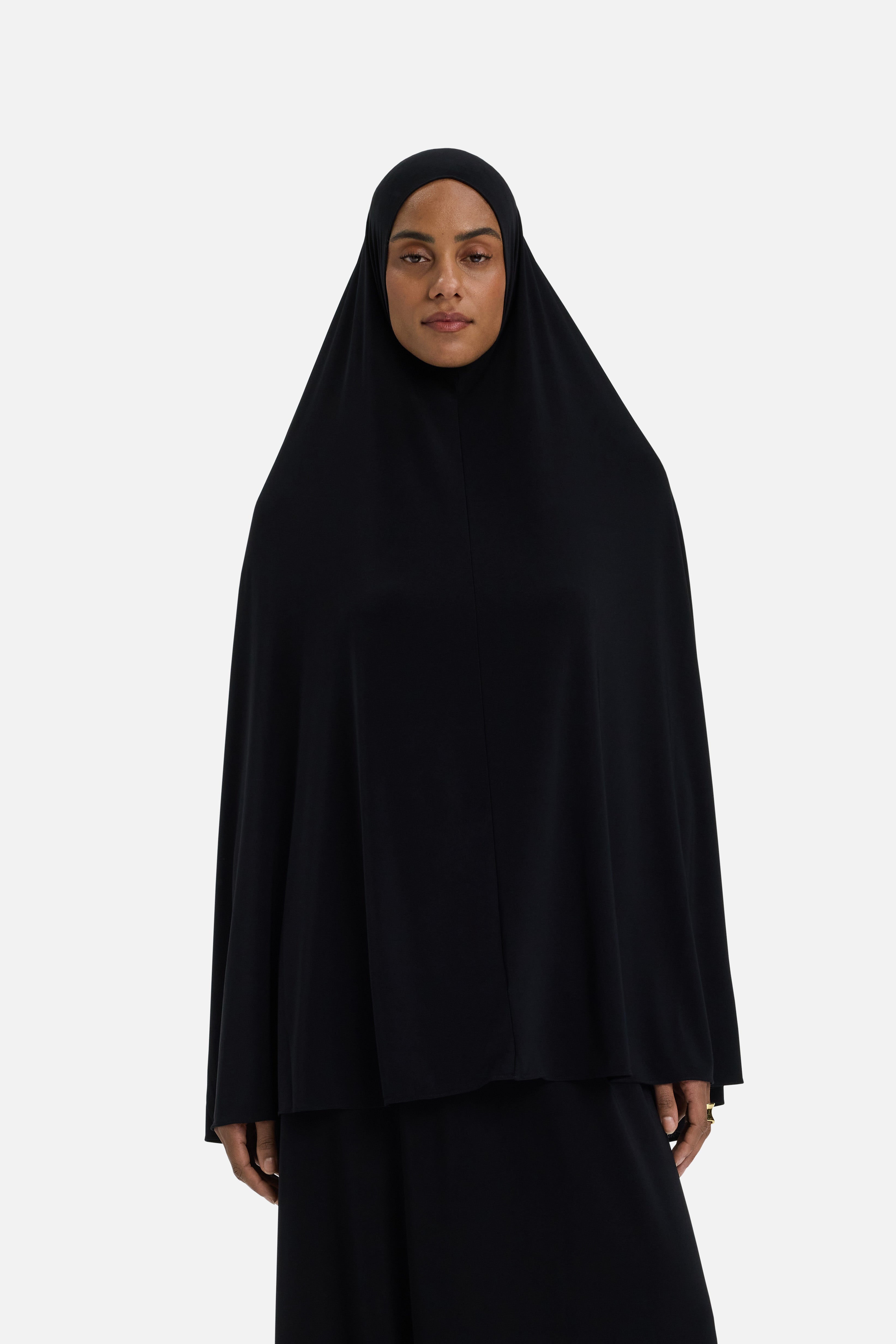 Premium Jersey Khimaar | Black