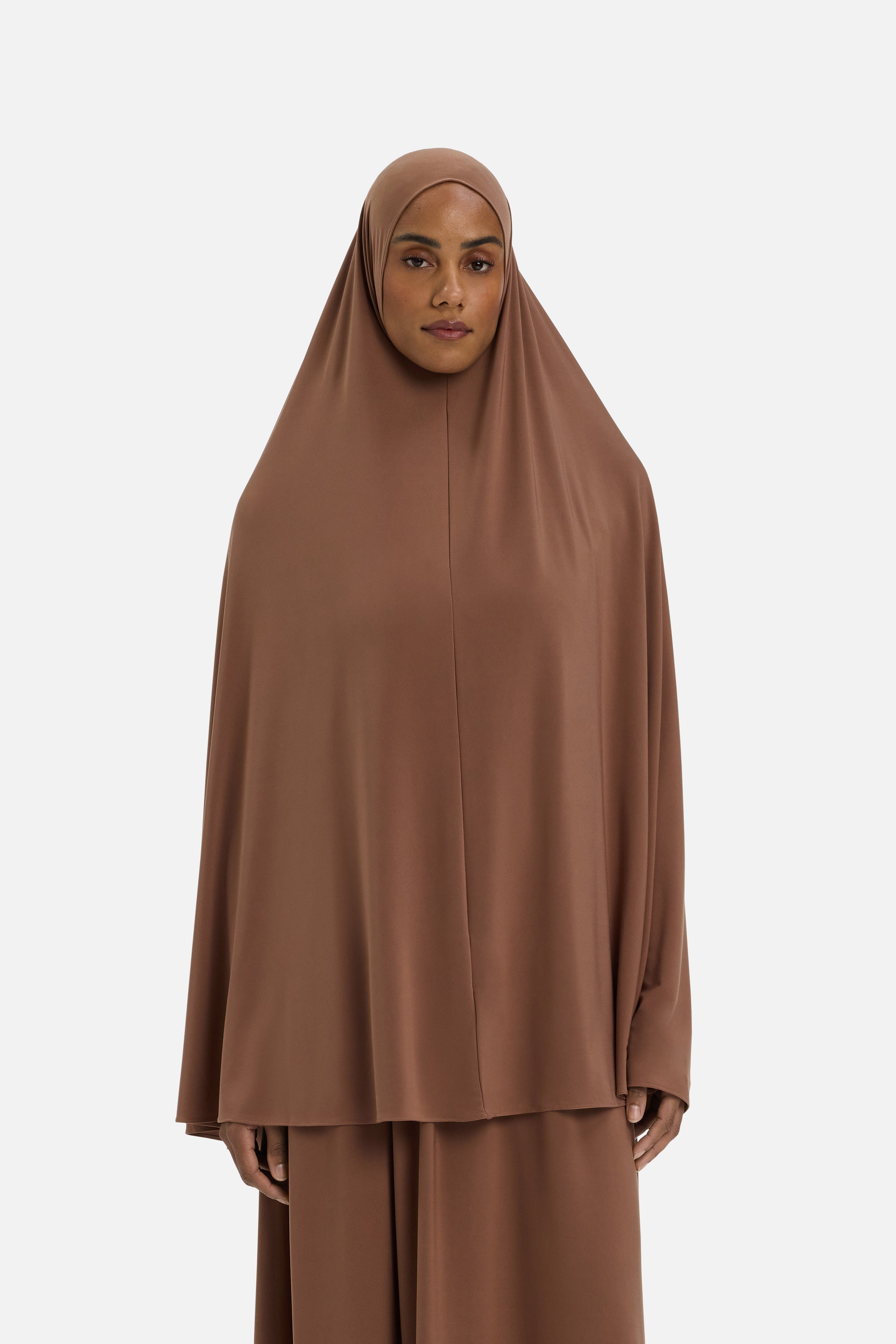 Premium Jersey Khimaar | Terracotta