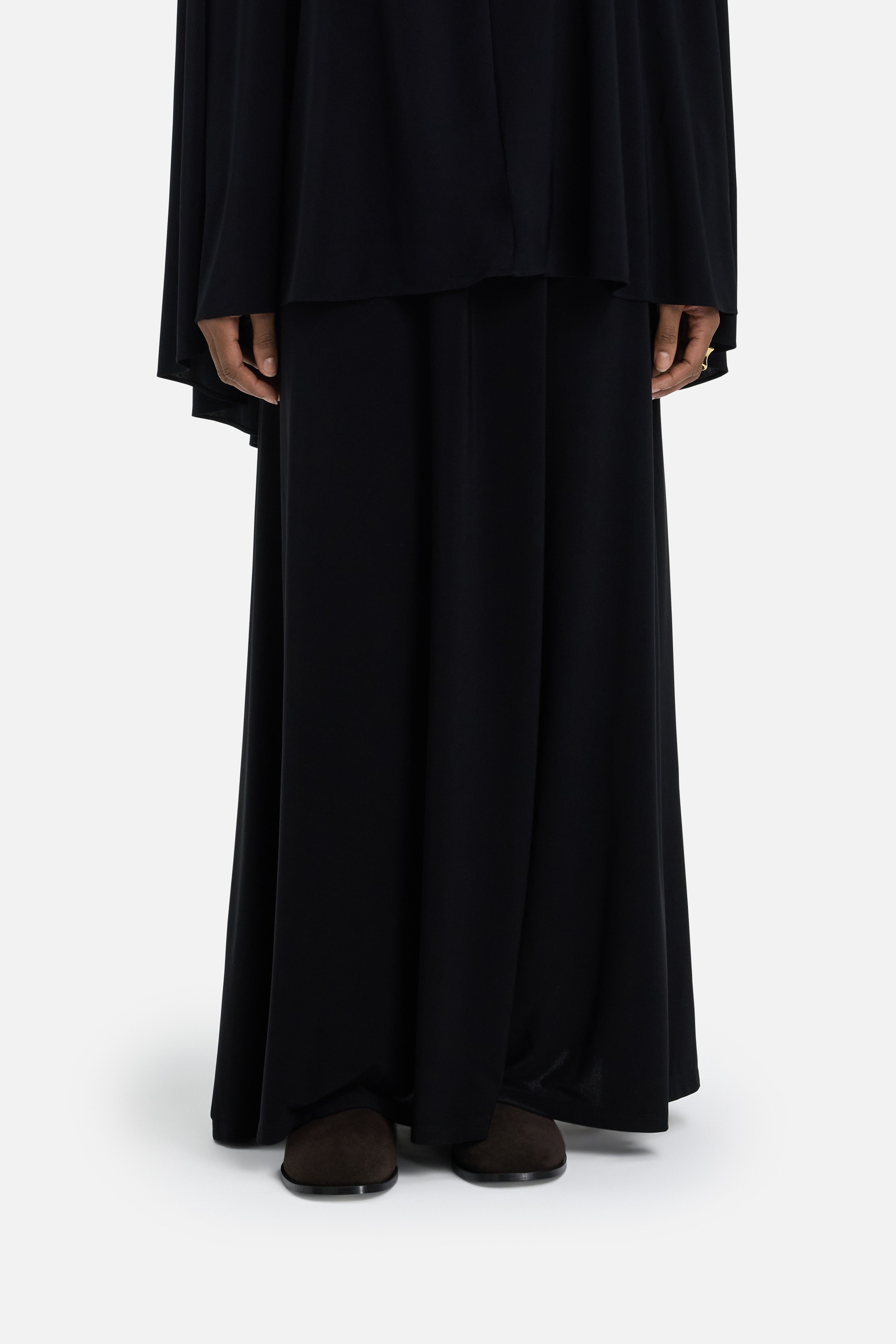 Premium Jersey Prayer Skirt | Black
