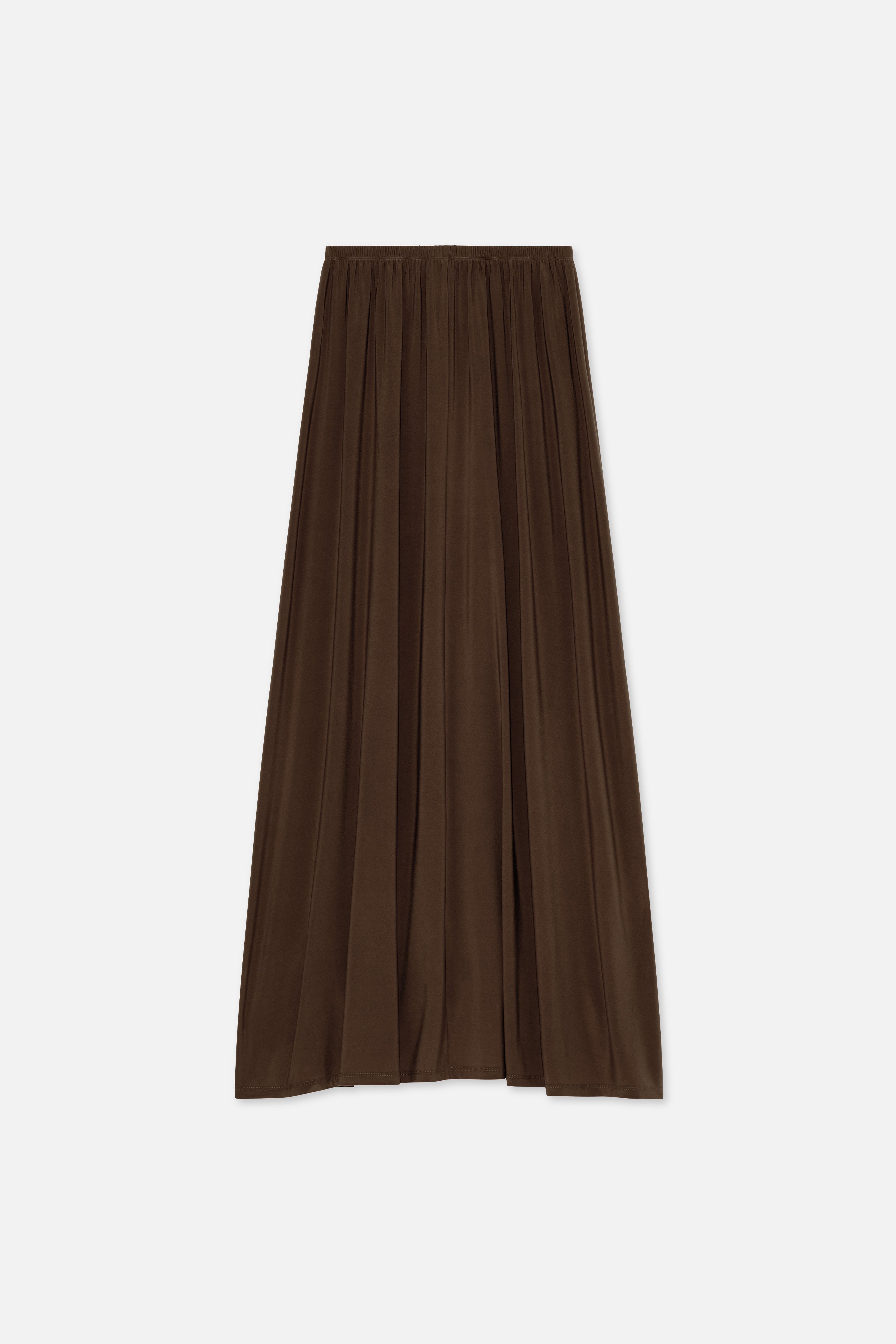 Premium Jersey Prayer Skirt | Chocolate