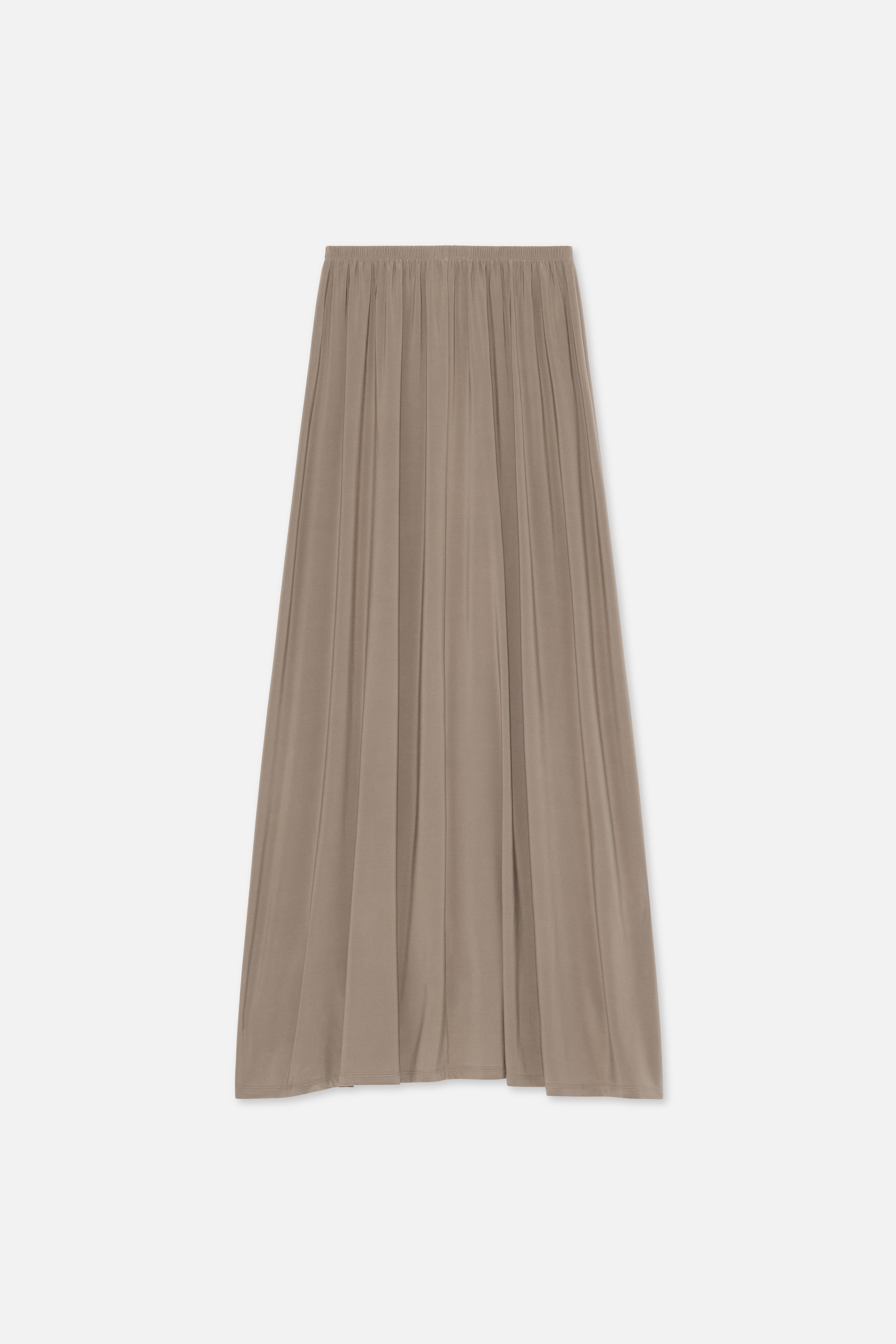 Premium Jersey Prayer Skirt | Milky Cacao