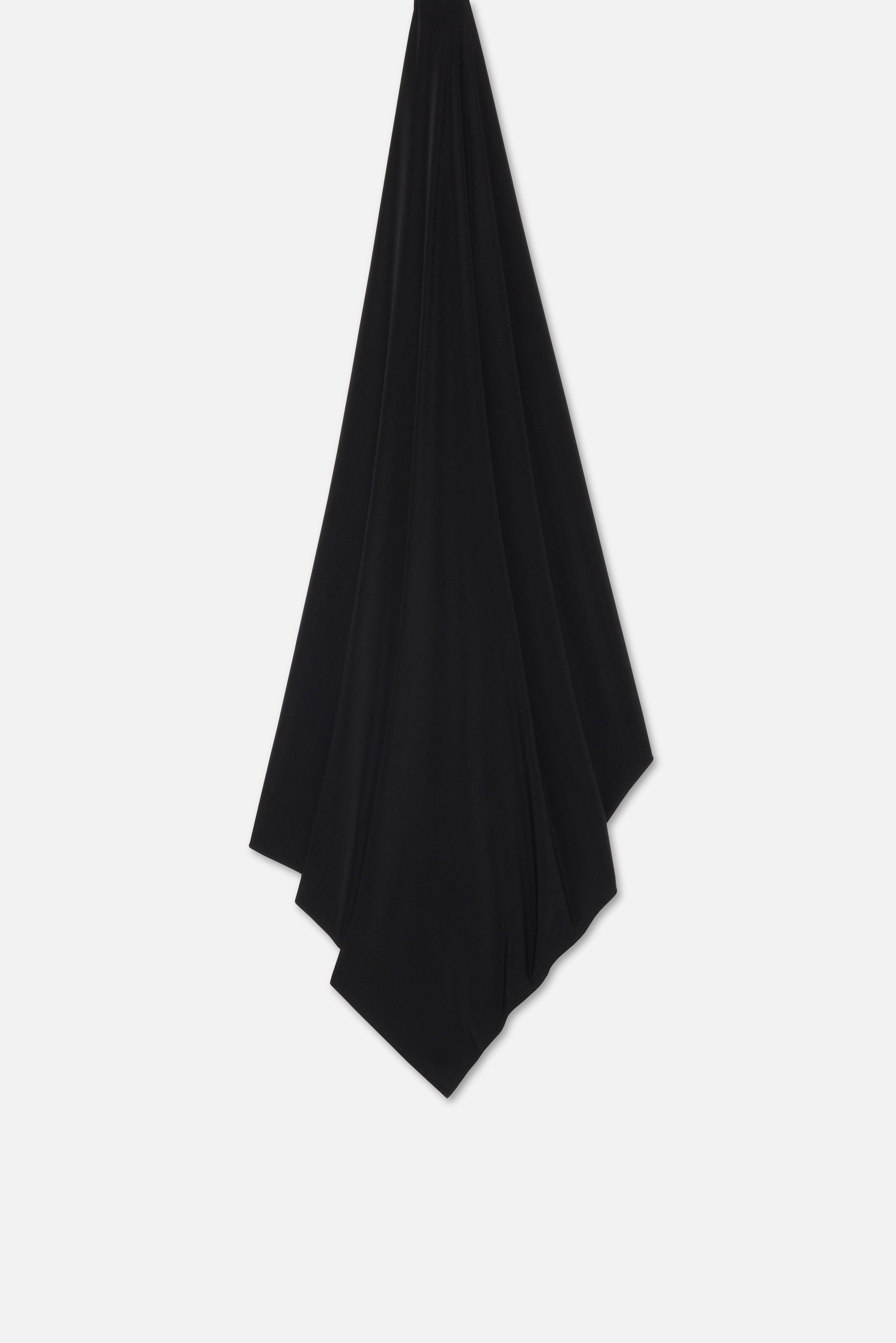 Premium Jersey Scarf | Black