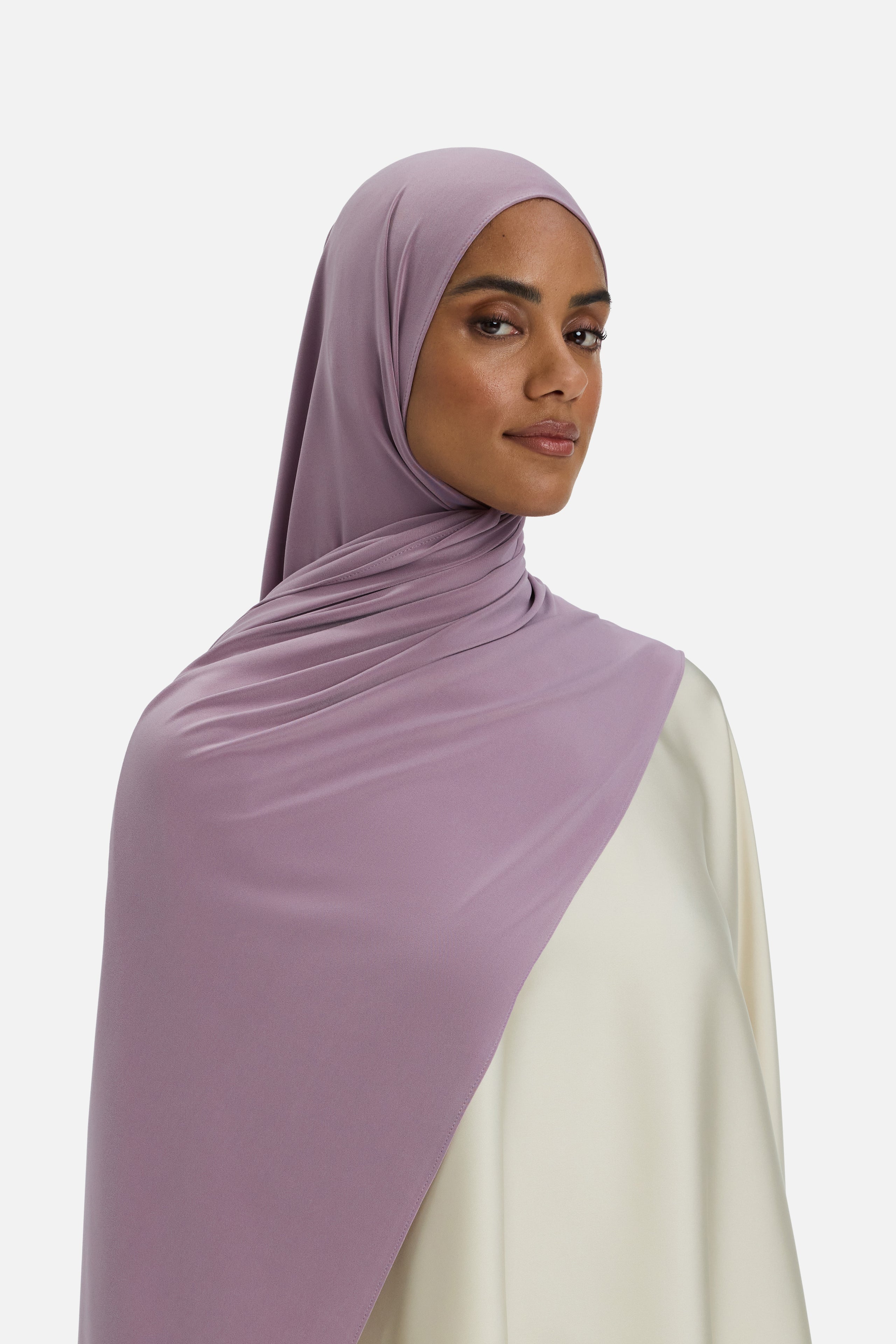 Premium Jersey Scarf | Blueberry Milk