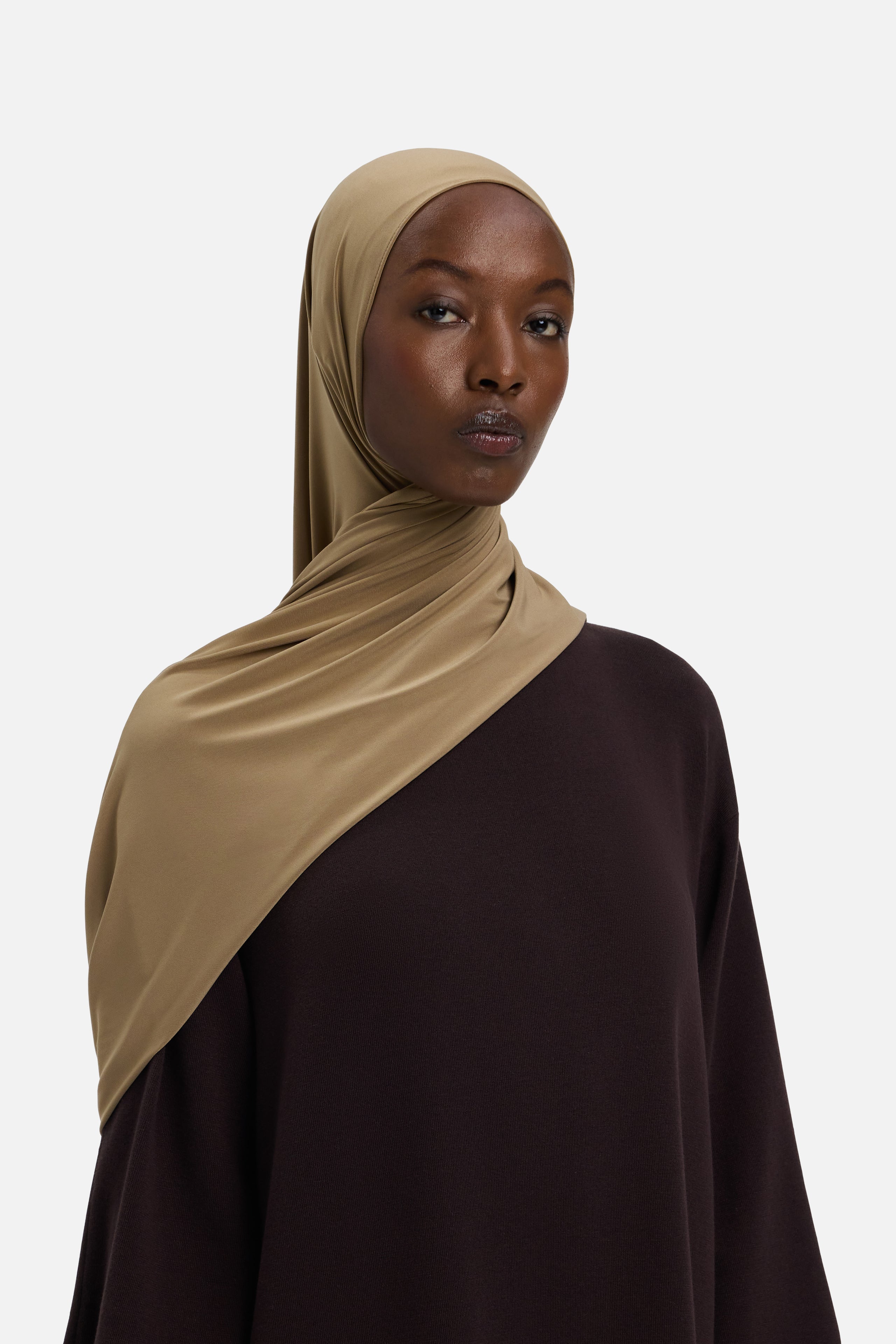 Premium Jersey Scarf | Brown Sugar