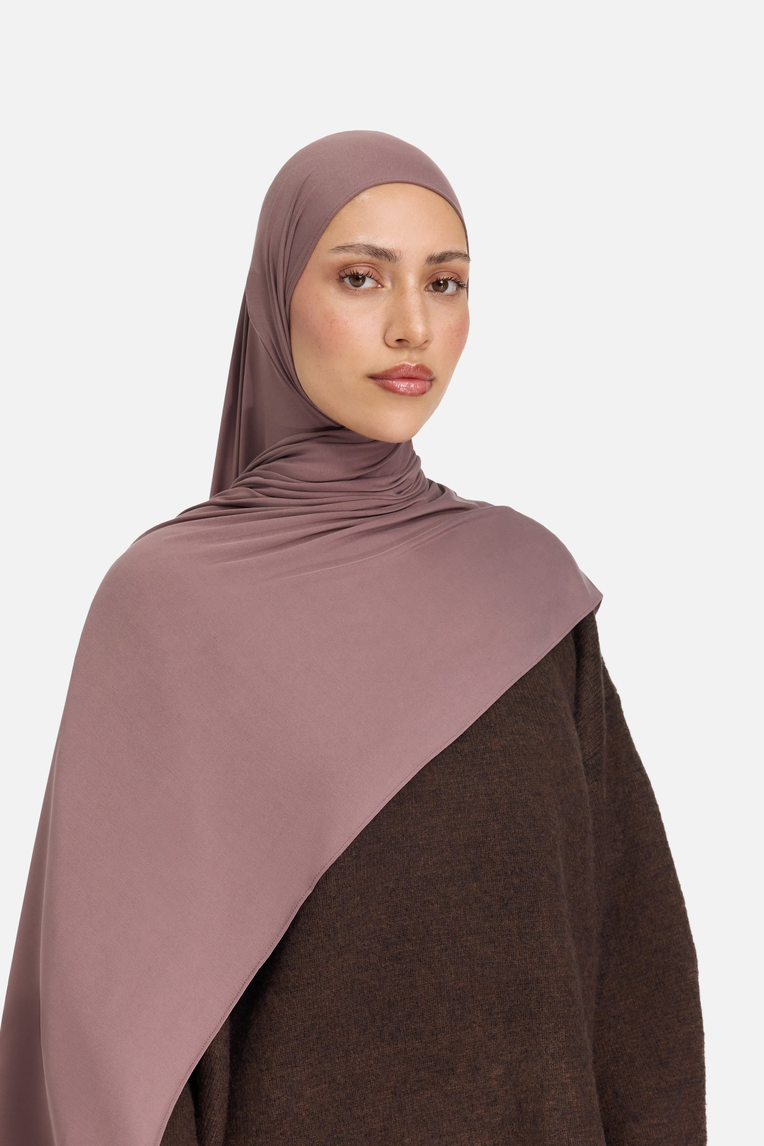 Premium Jersey Scarf | Burnt Red