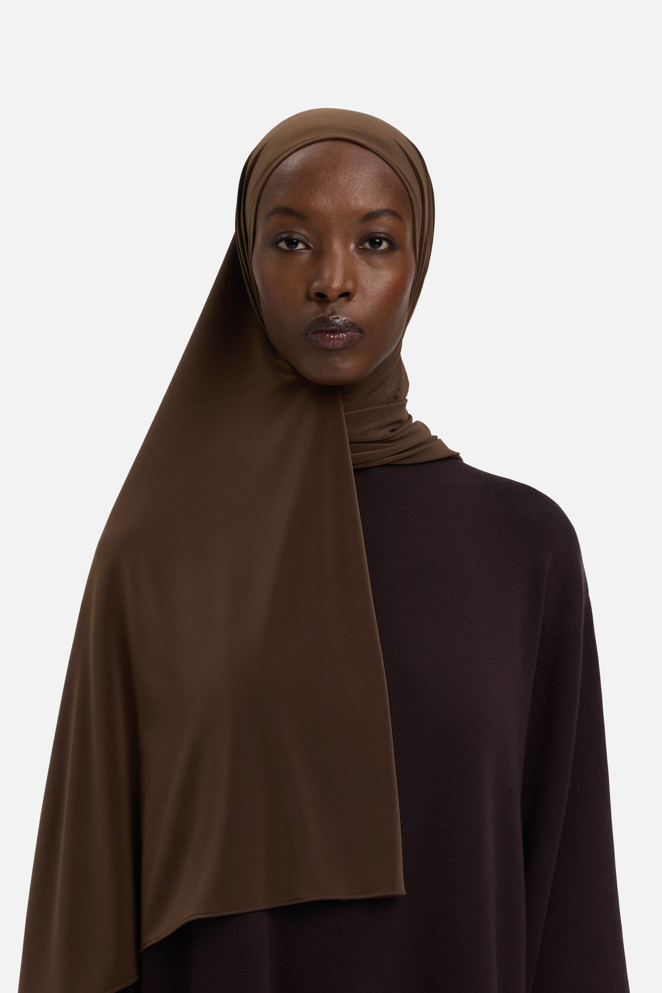 Premium Jersey Scarf | Chocolate