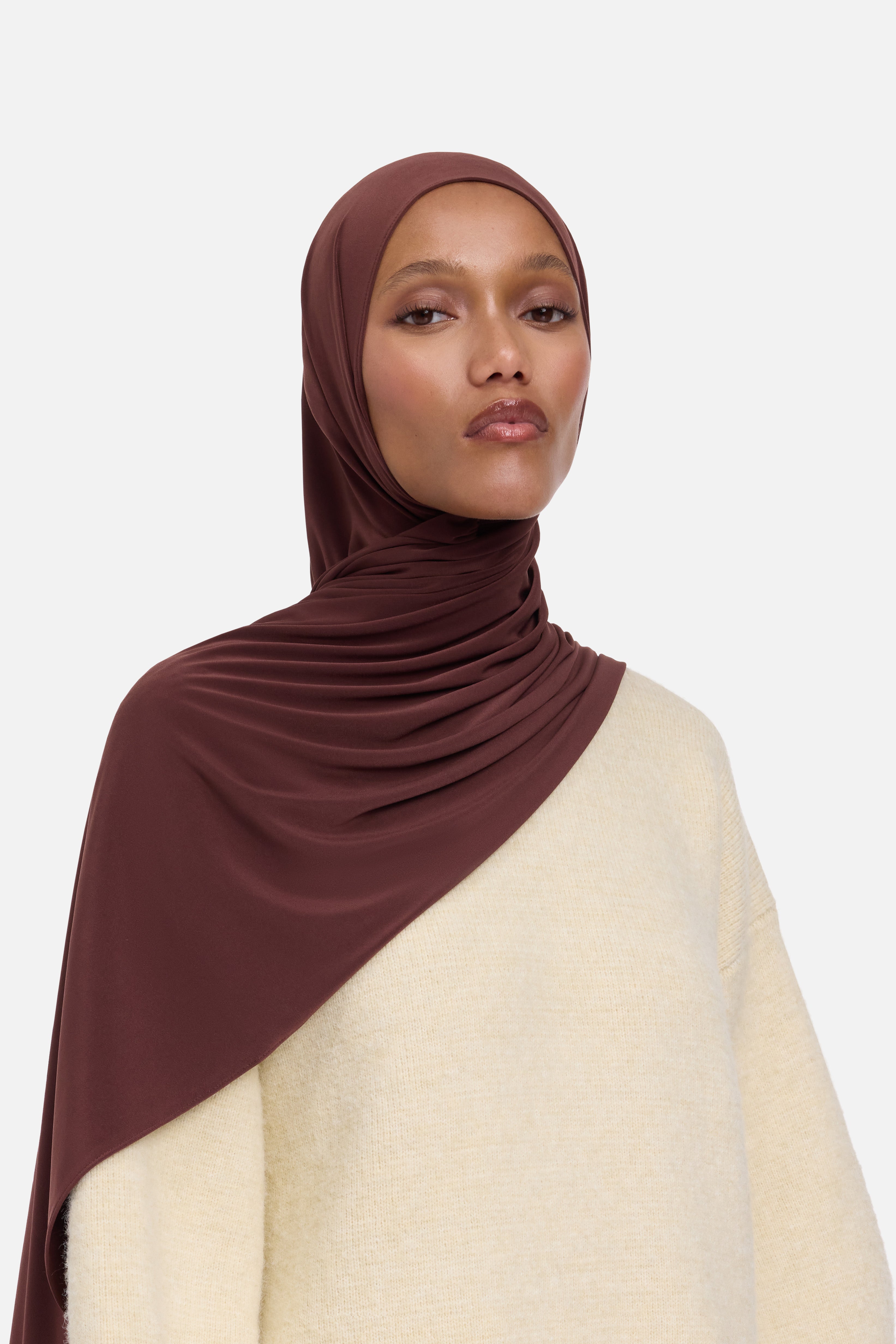 Premium Jersey Scarf | Dark Cherry