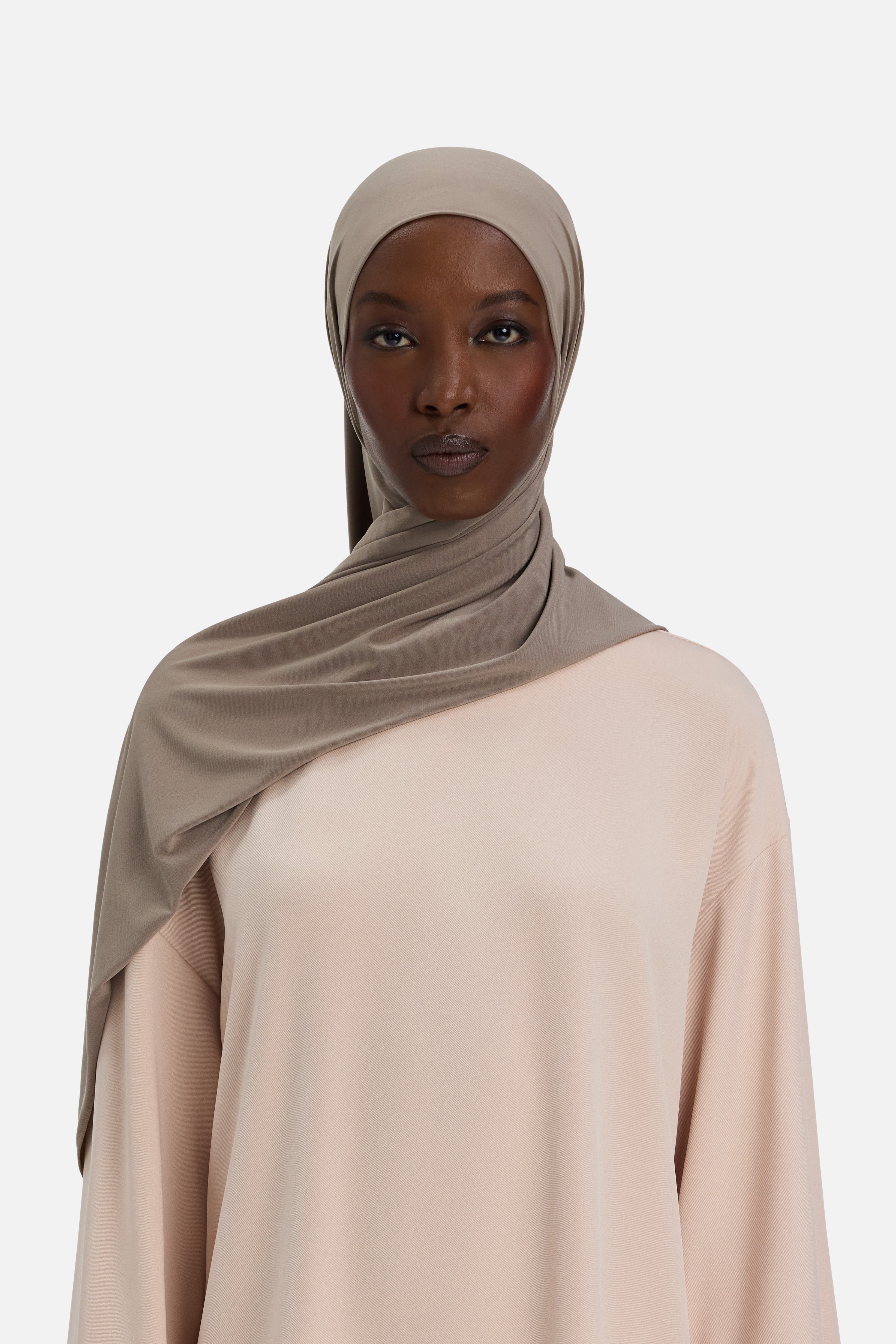 Premium Jersey Scarf | Milky Cacao