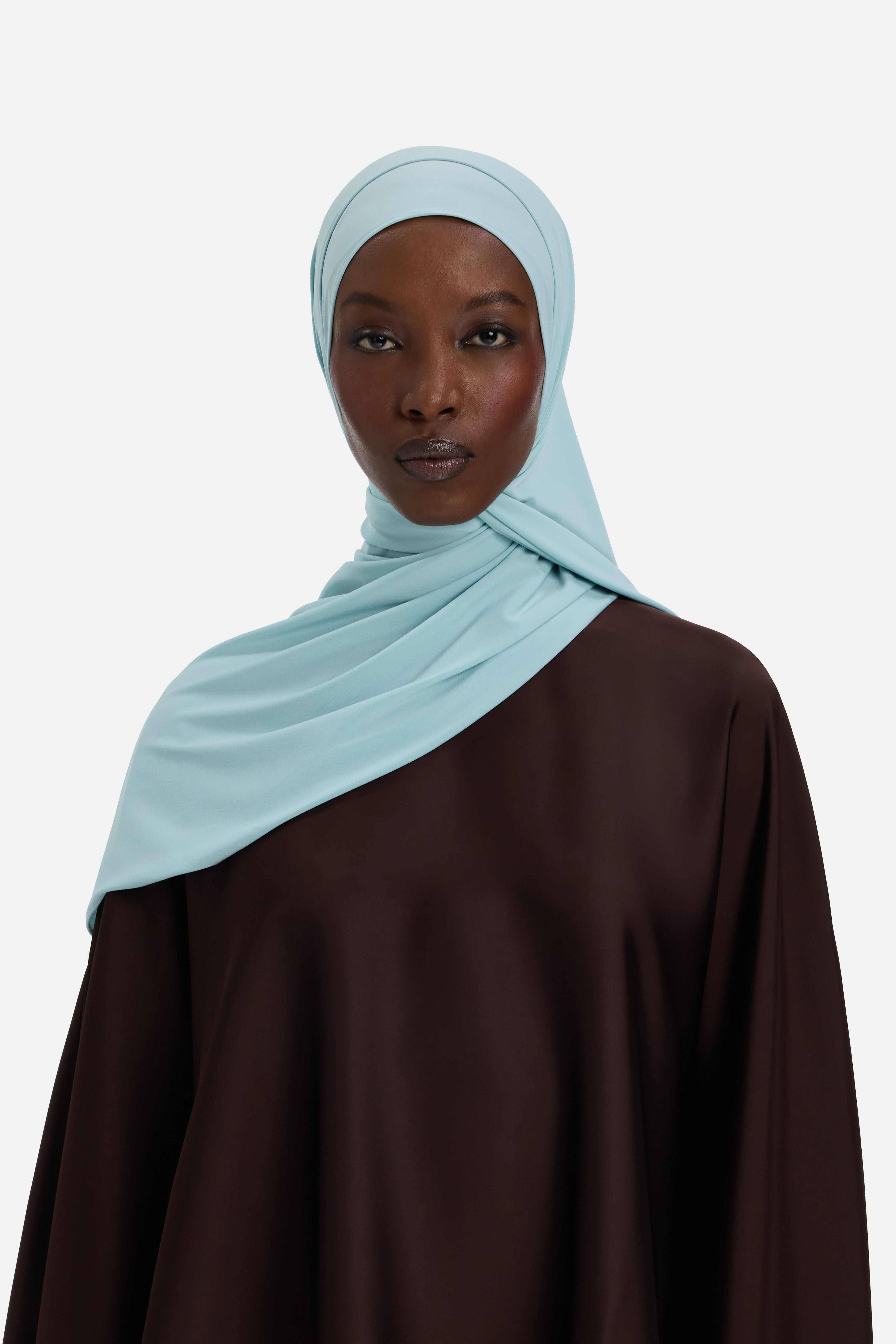 Premium Jersey Scarf | Misty Blue