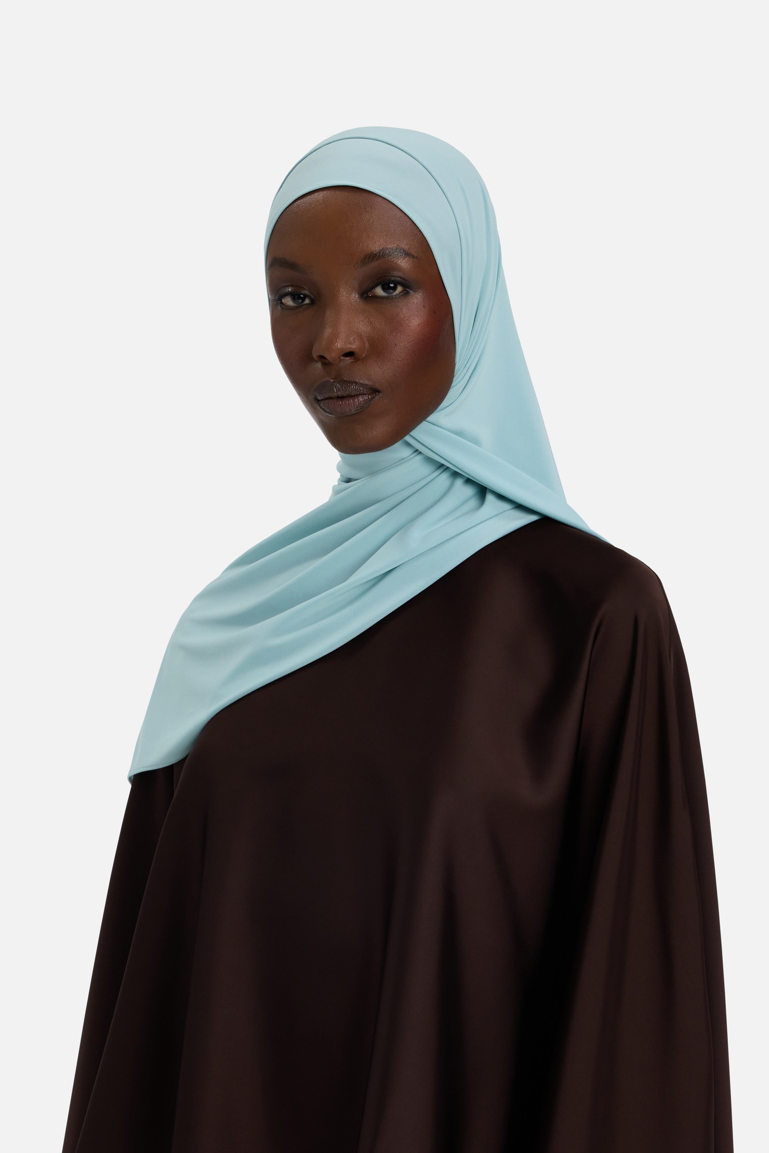 Premium Jersey Scarf | Misty Blue