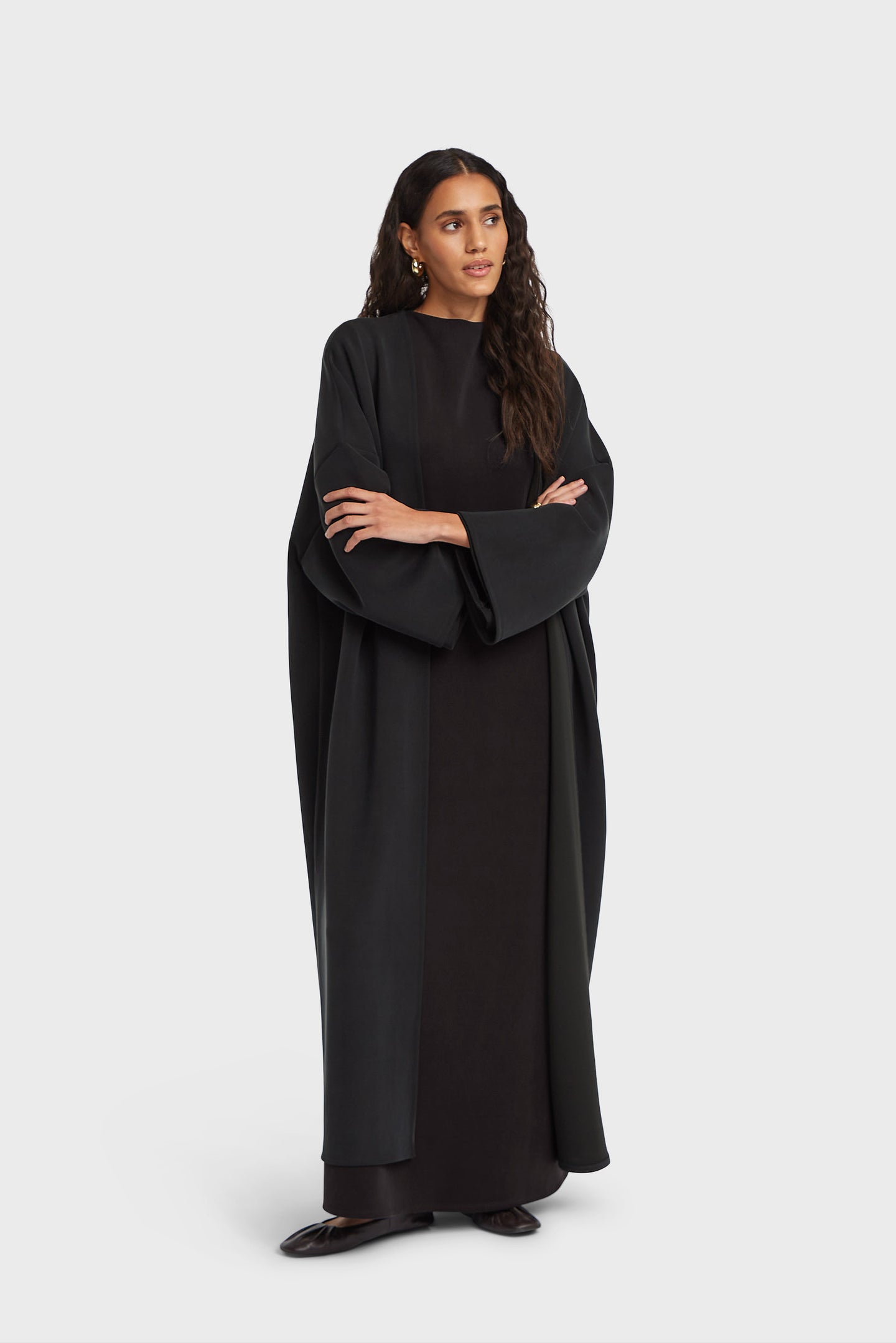 Rayon Abaya | Black