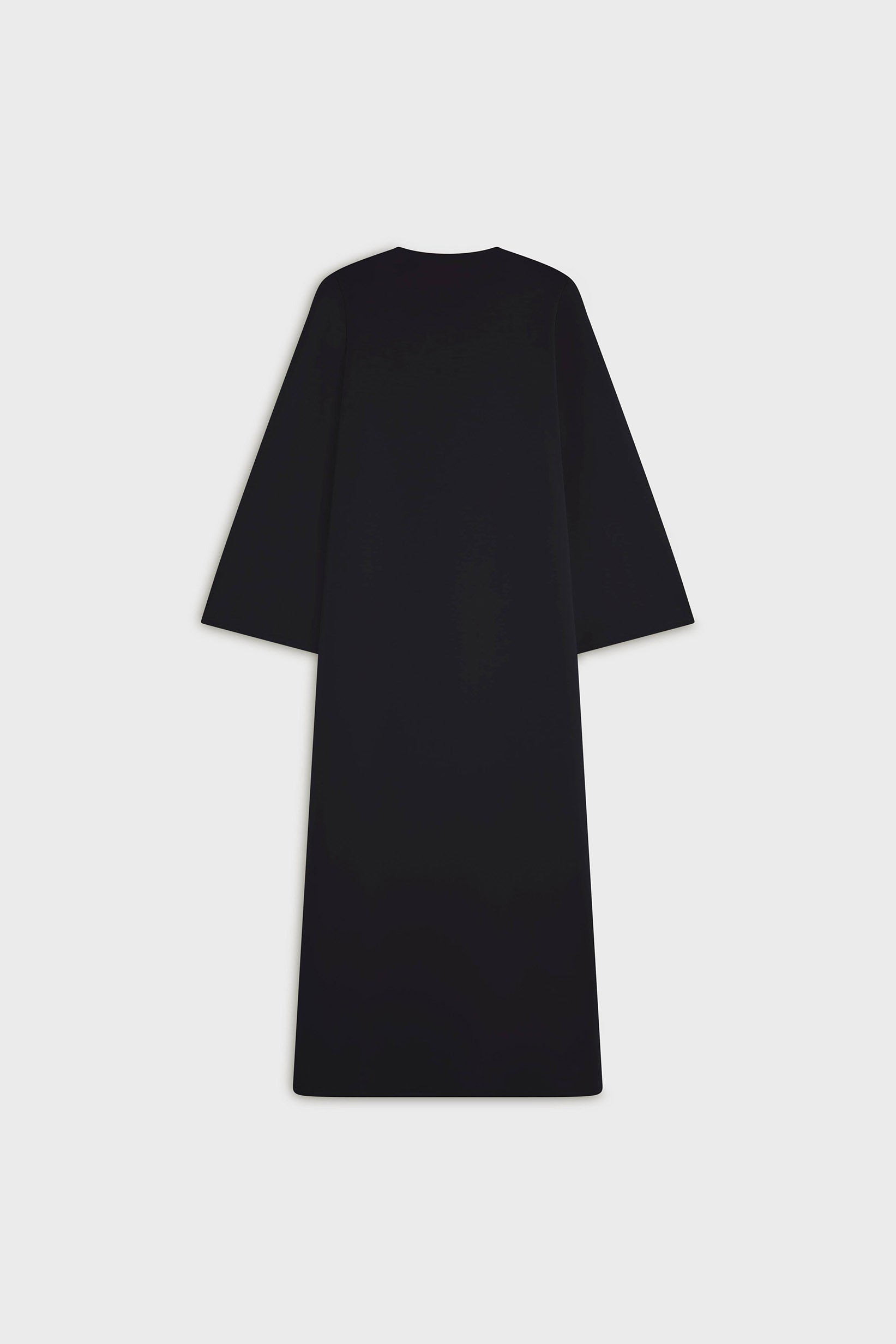 Rayon Jersey Dress | Black