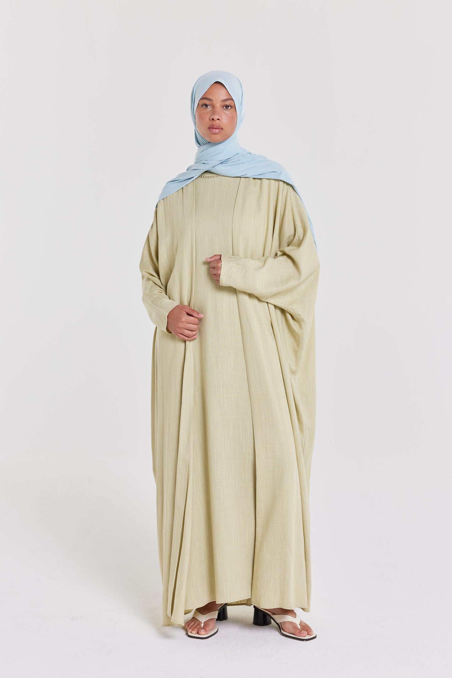 Batsleeve Abaya | Soft Khaki