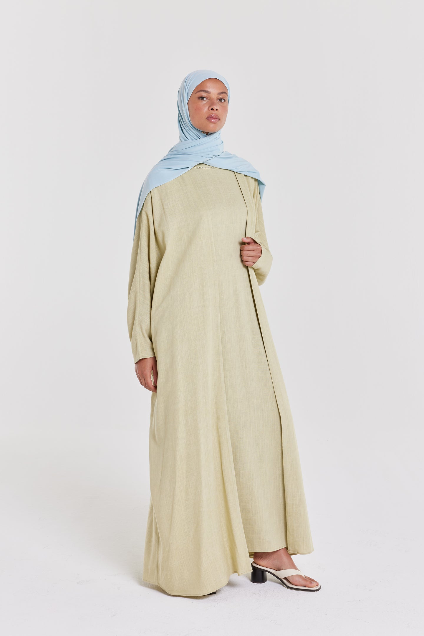 Batsleeve Abaya | Soft Khaki