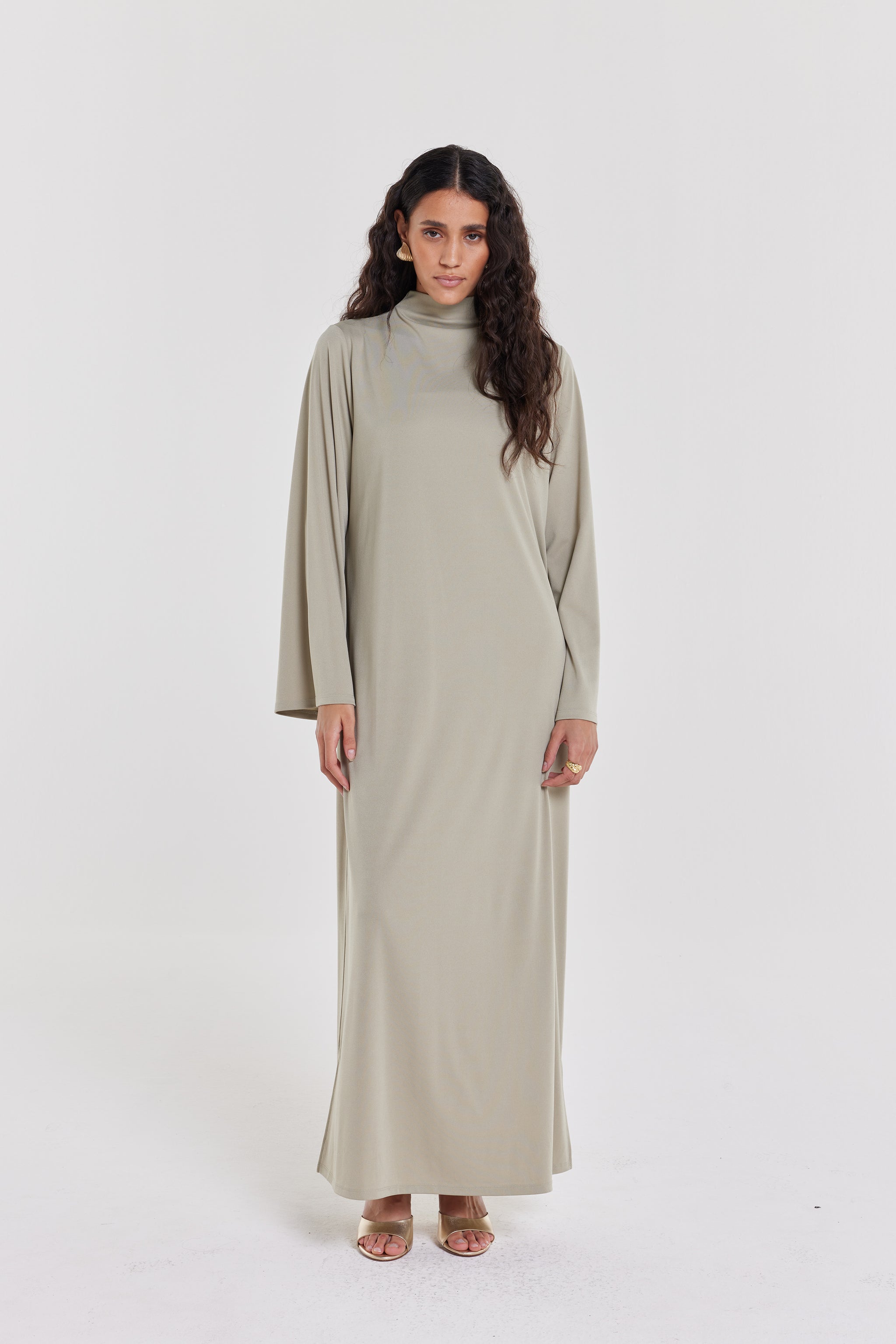 Essential Jersey Dress | Light Sage