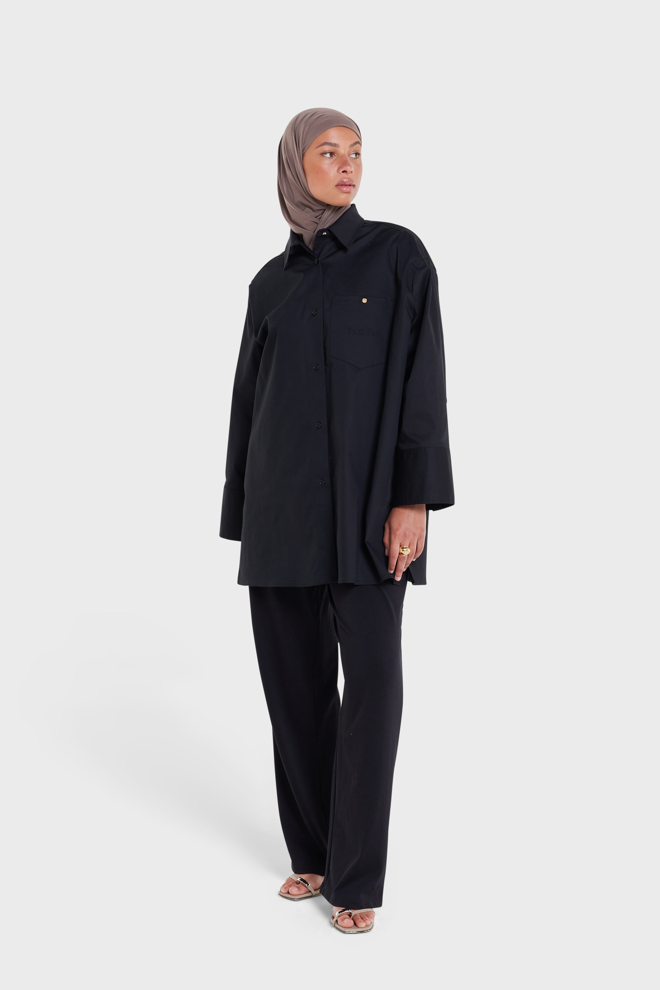 Poplin Shirt | Black