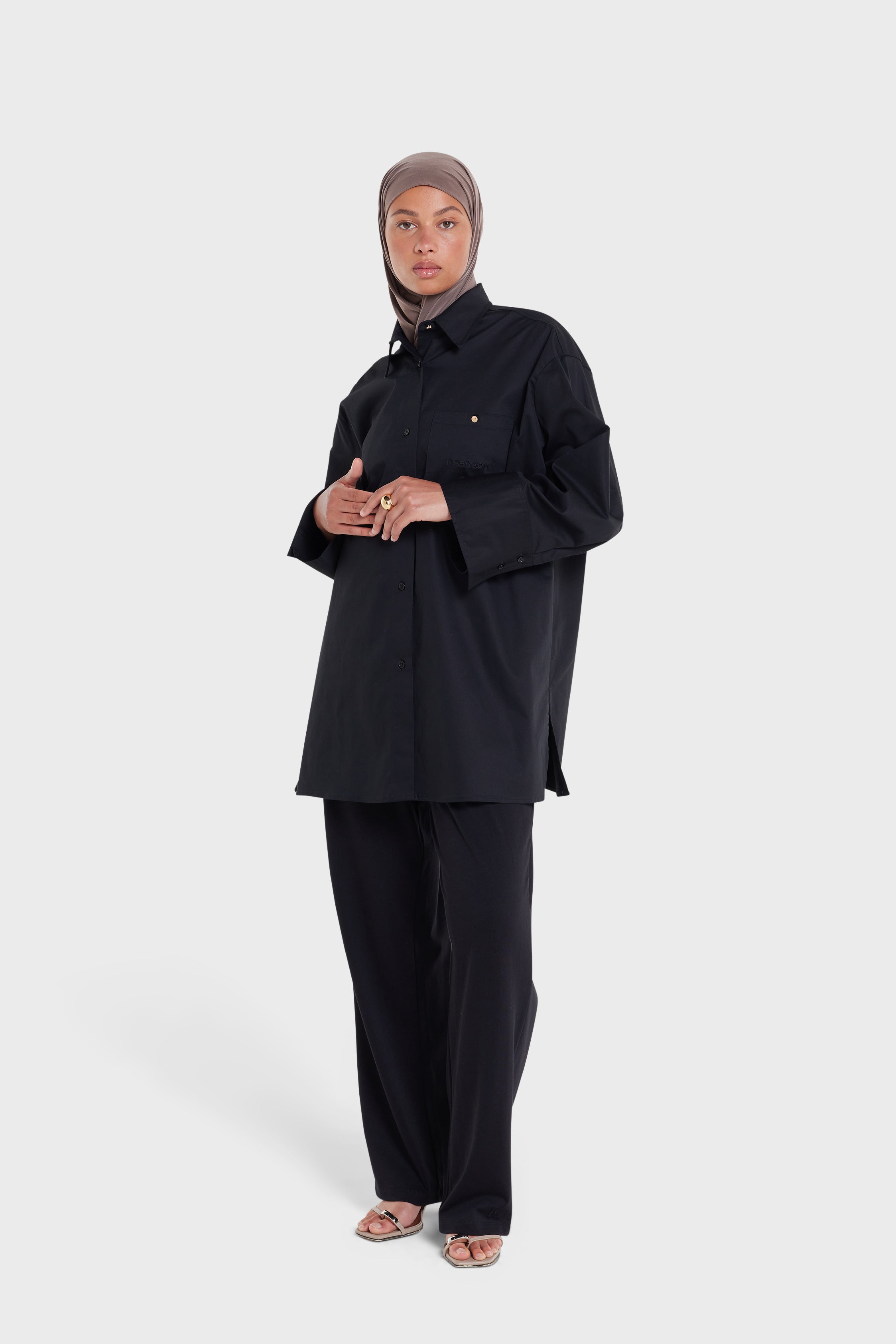 Poplin Shirt | Black