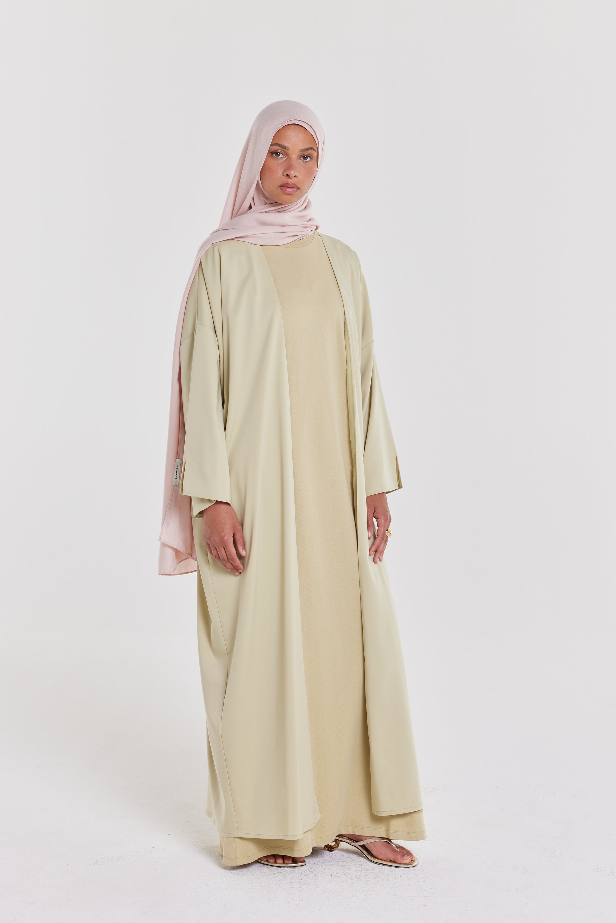 Summer Abaya | Soft Khaki
