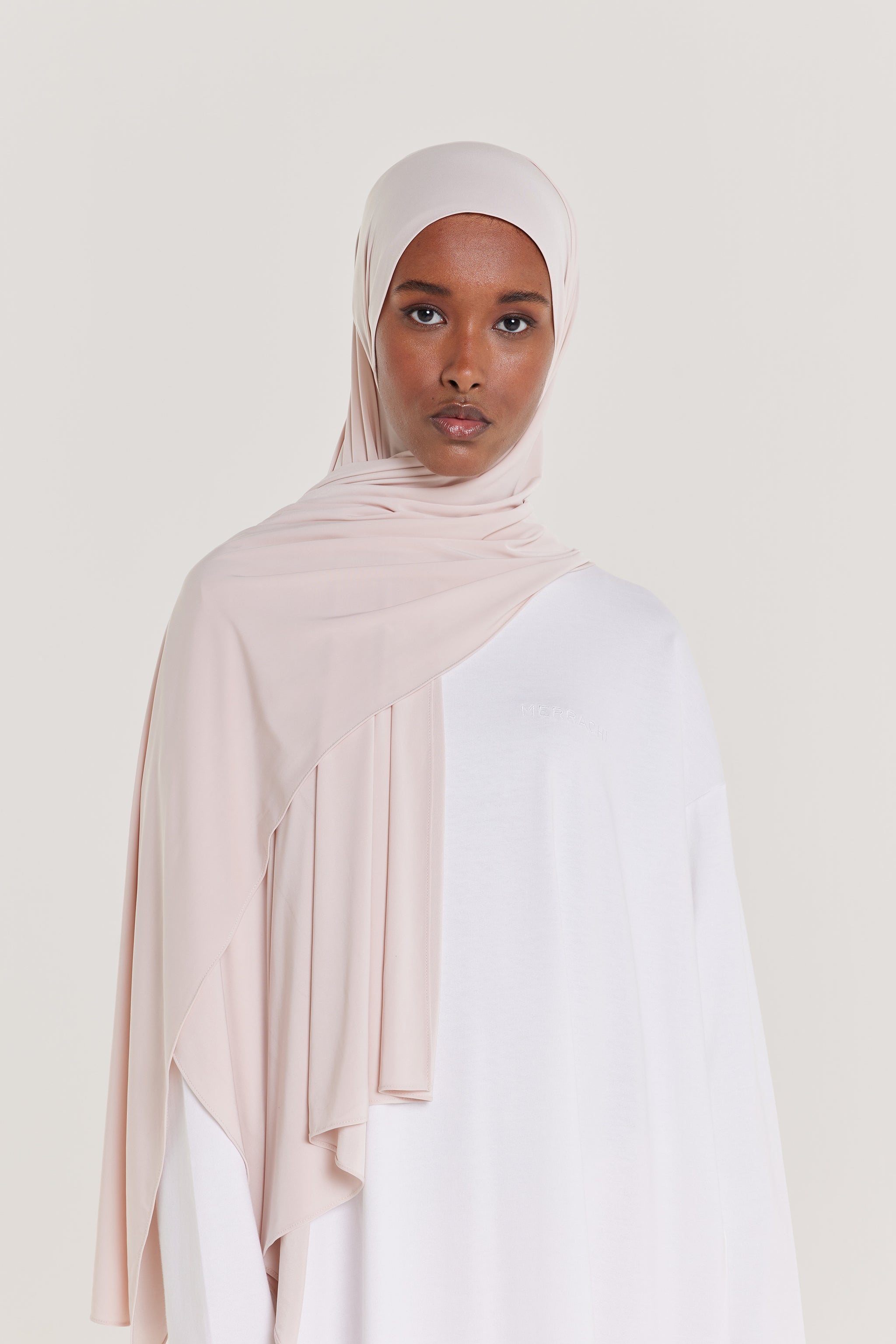 Liquid Jersey Scarf | Rosewater