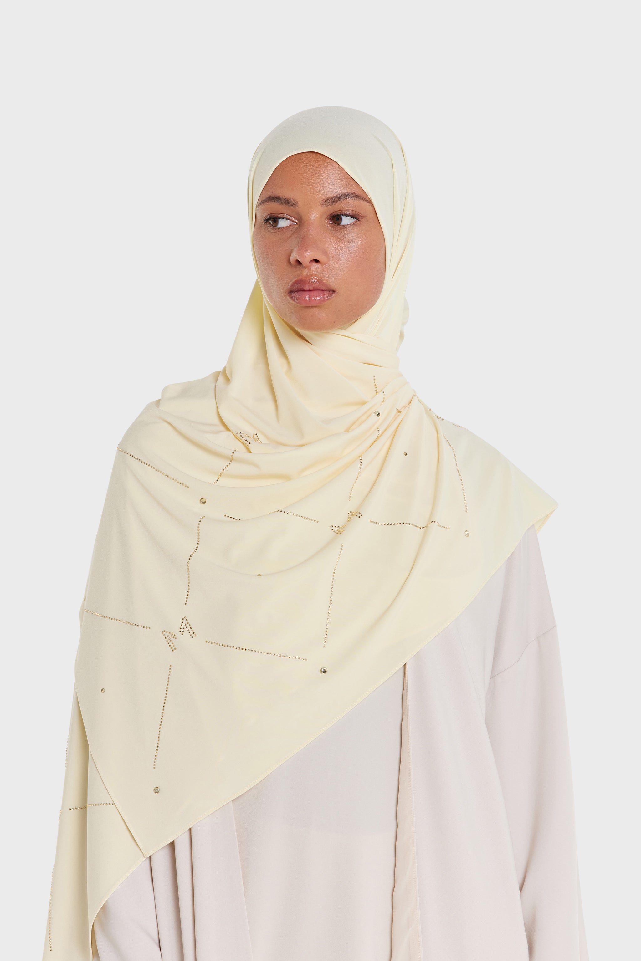 The Pearl Monogram - Premium Jersey | Pale Yellow