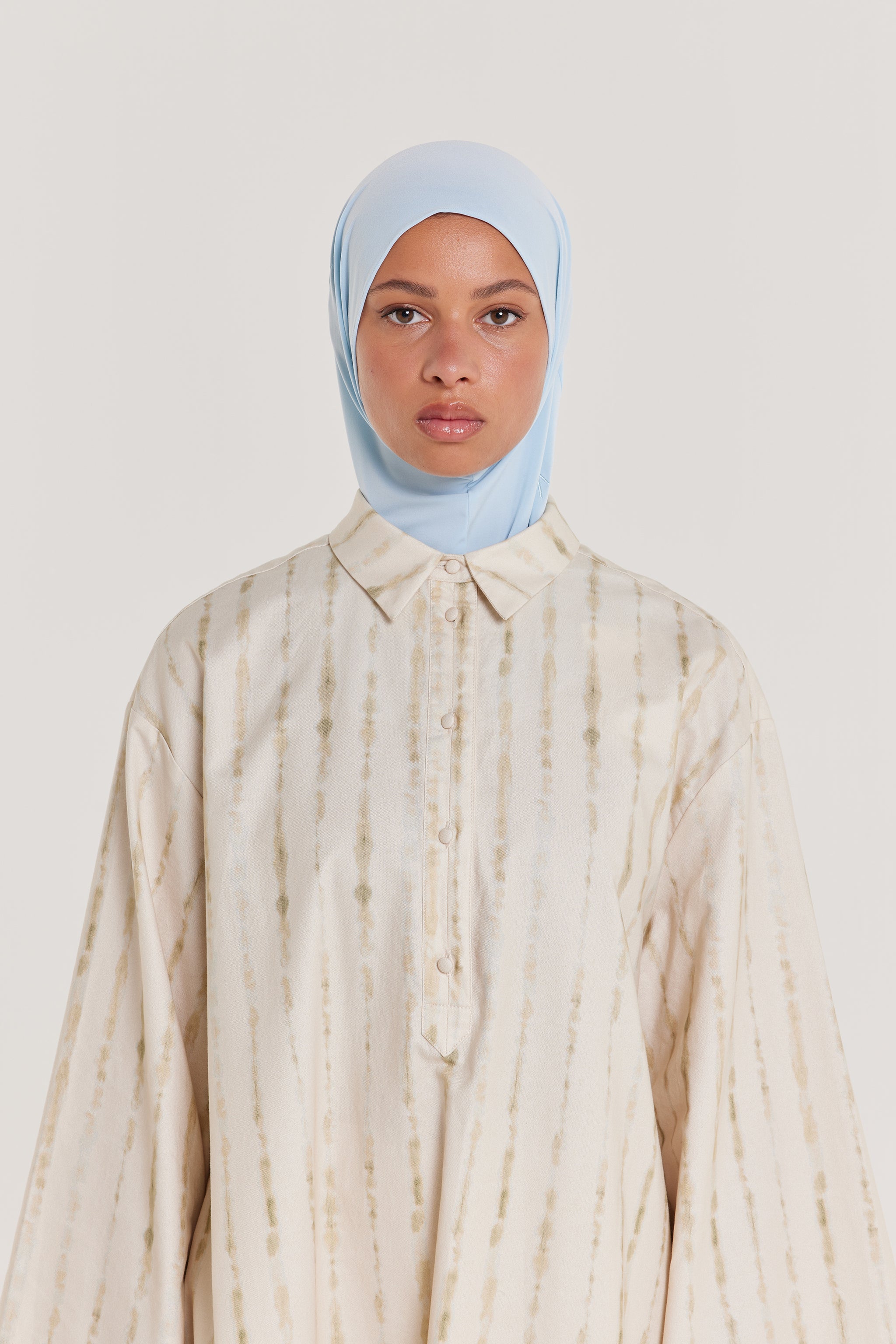 Premium Jersey Hijab | Clear Sky