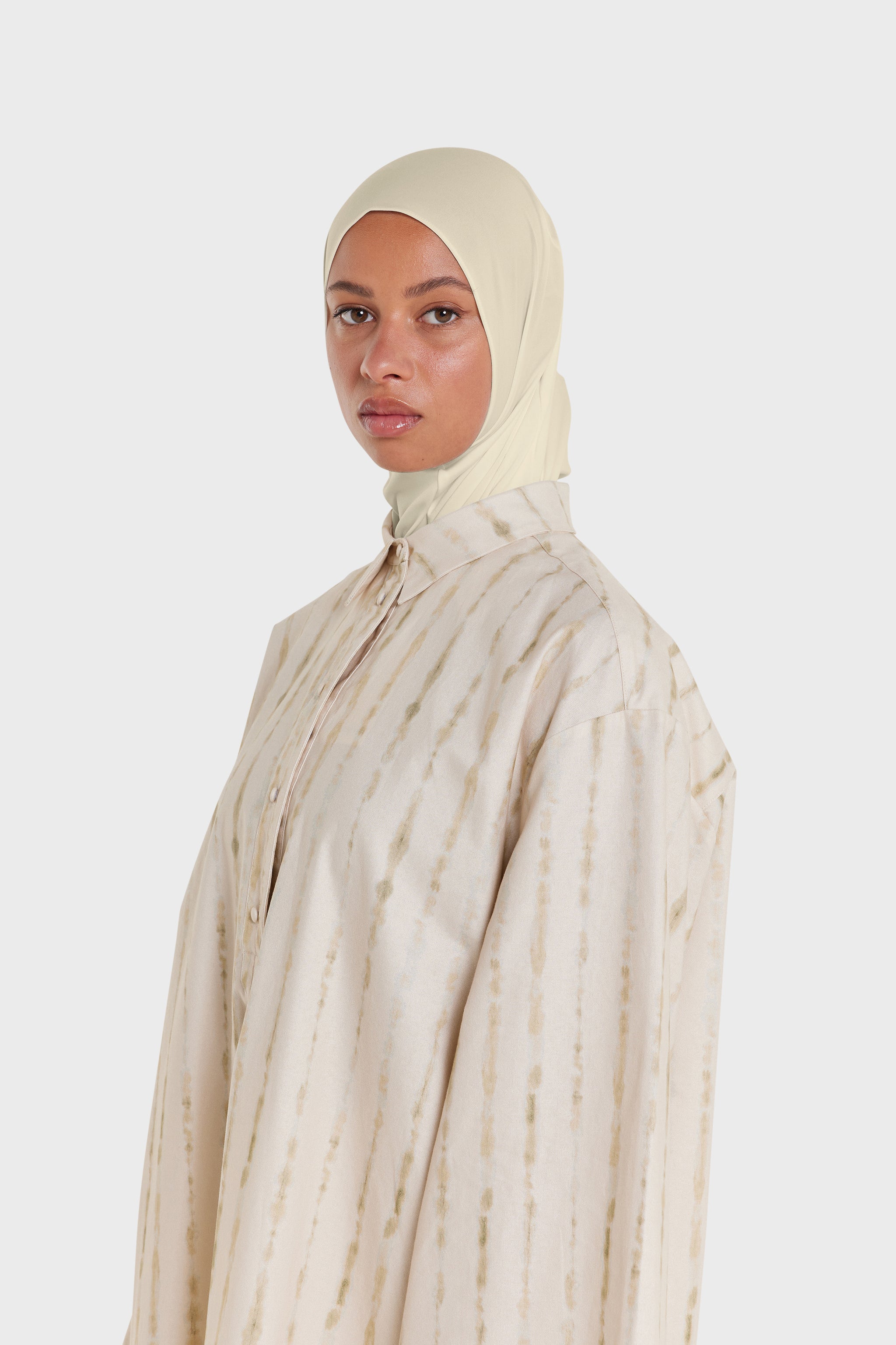 Premium Jersey Hijab | Creme Brulee