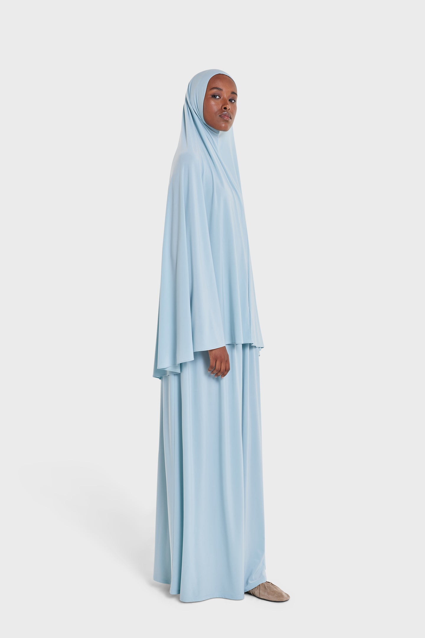 Premium Jersey Khimaar | Clear Sky