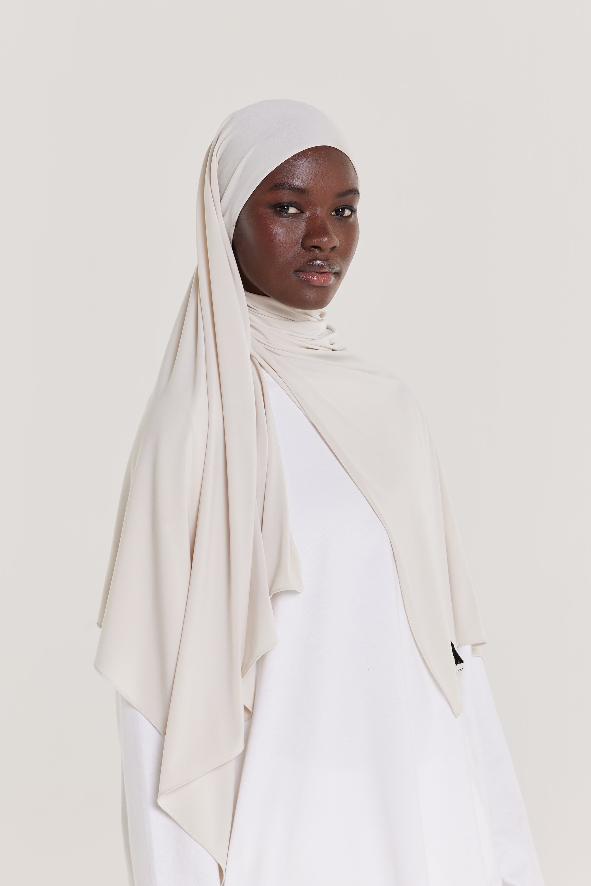 Premium Jersey Scarf | Moon Grey