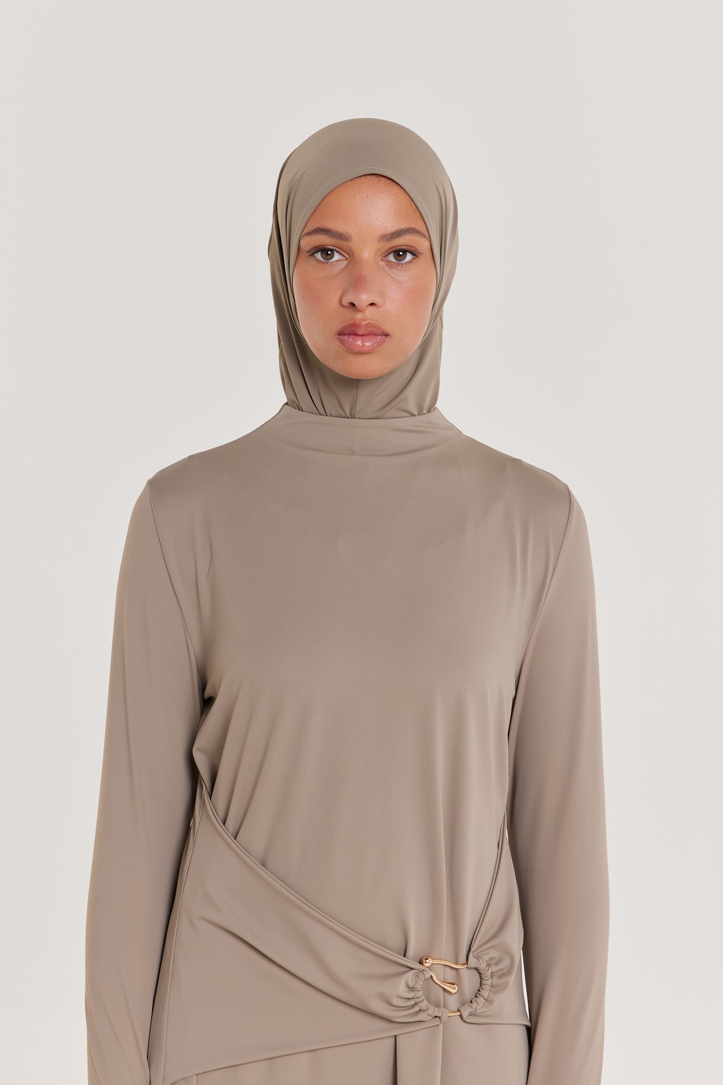Swim Hijab | Soft Khaki