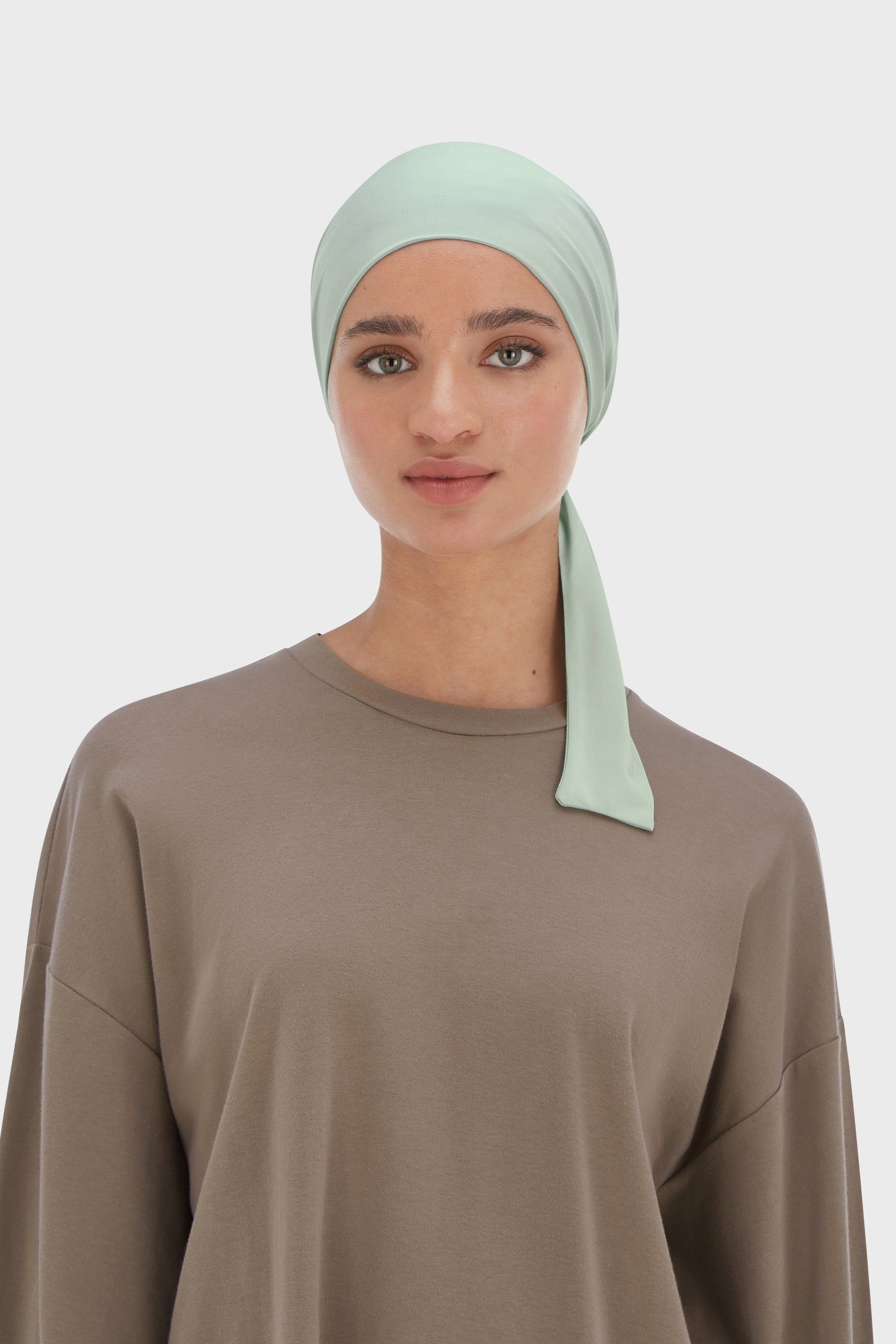 Bamboo Tied Underscarf | Lake