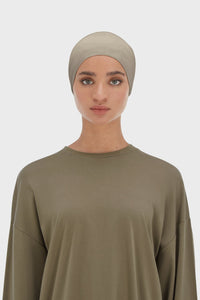 Bamboo Full Cover Underscarf | Taupe