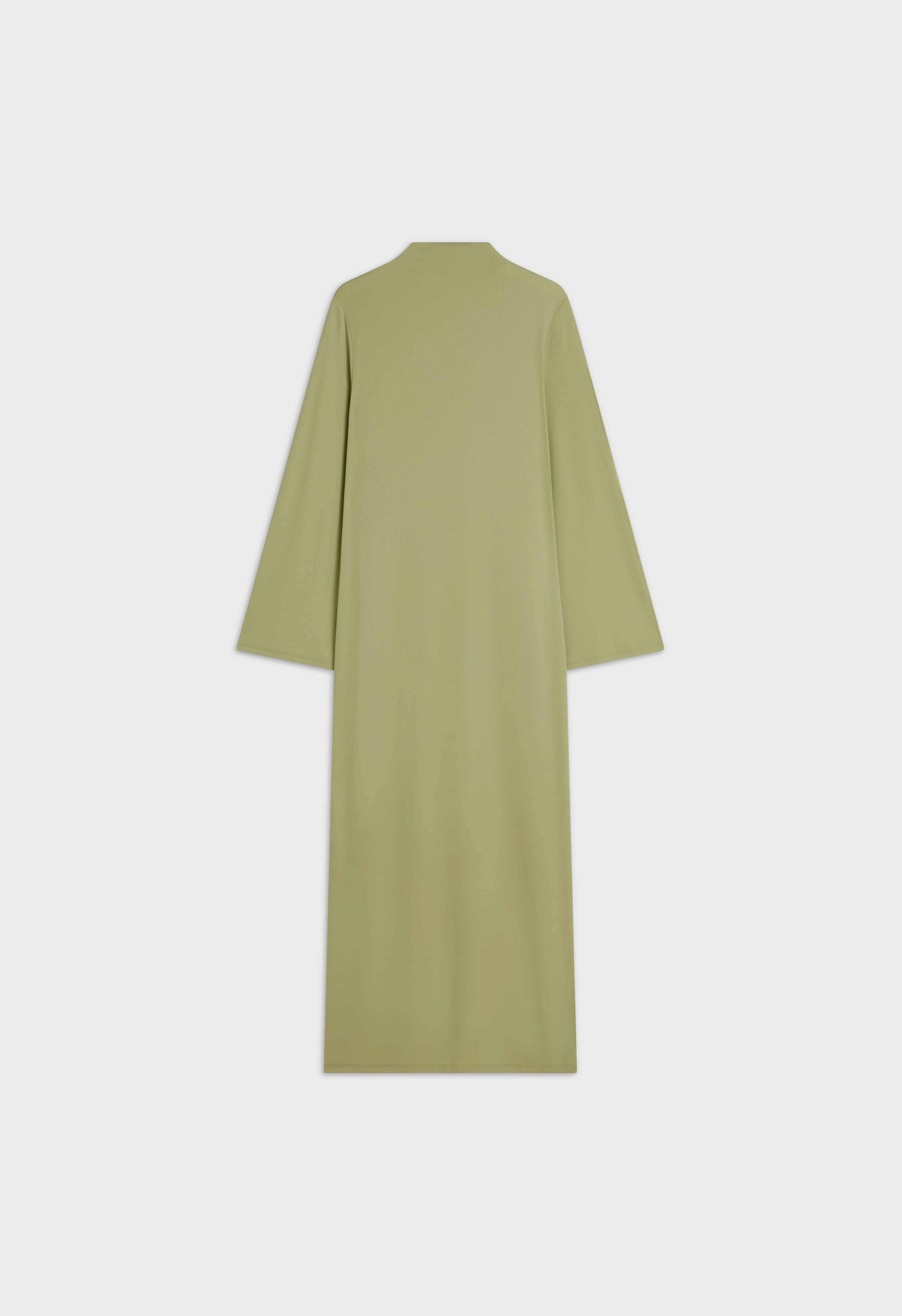 Essential Jersey Dress Regular | Moss Gray