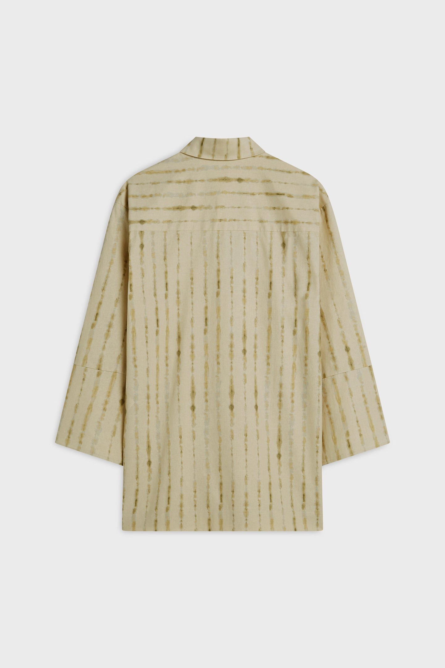 Shibori Top | Soft Khaki