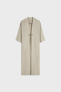 Summer Stripe Abaya | Moss Gray