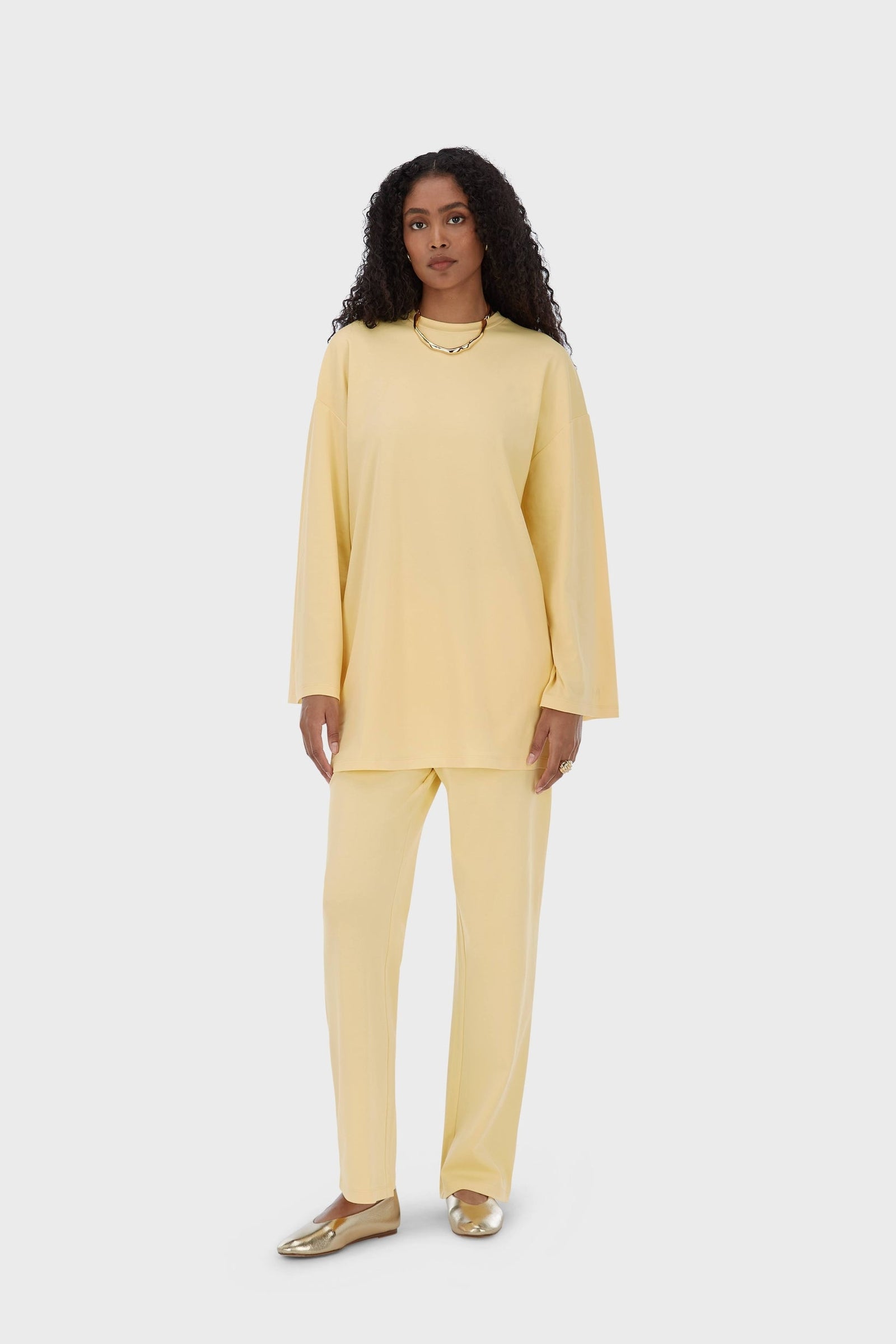 Summer Jersey Pants | Sunset Yellow