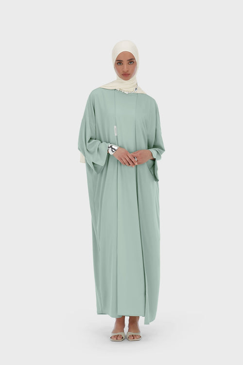 Woven Abaya Regular | Lake