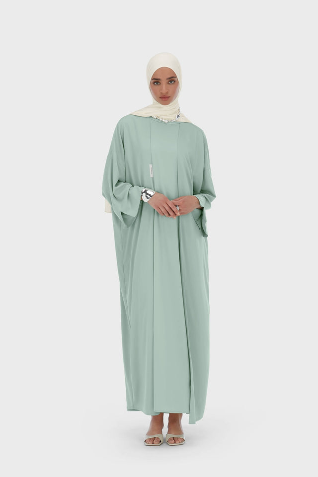Woven Abaya Regular | Lake
