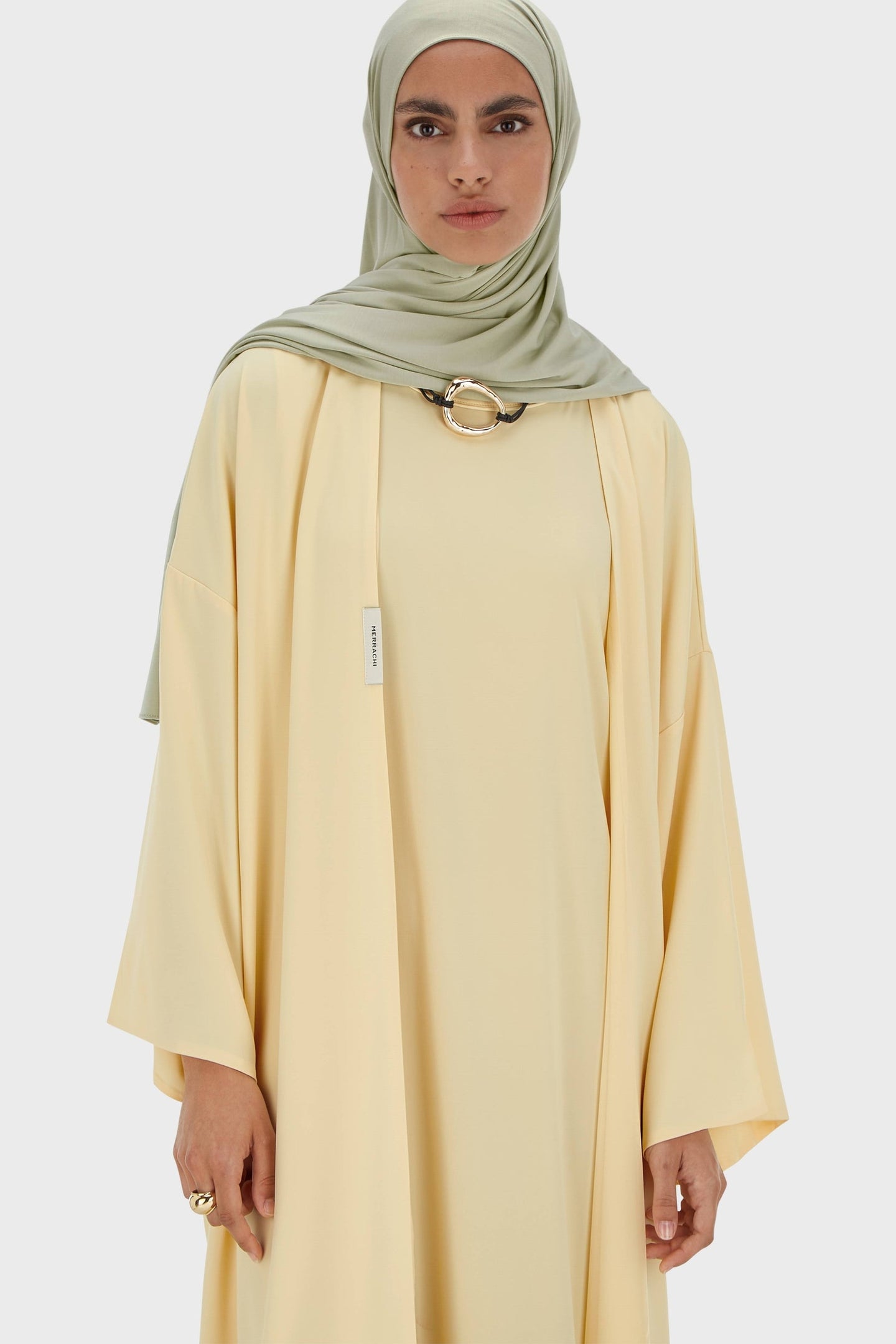 Woven Abaya Short | Sorbet