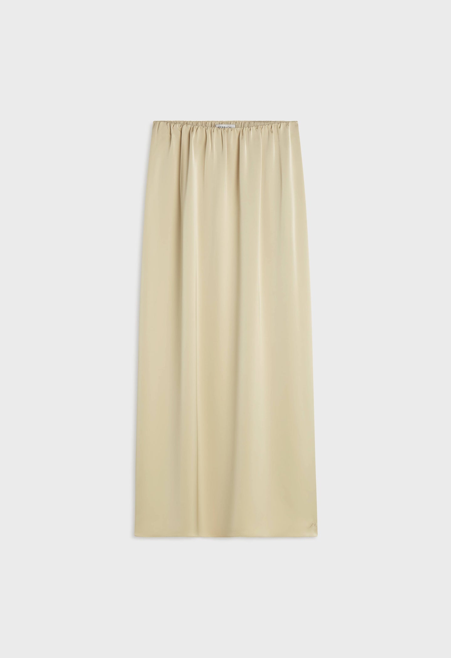 Satin Bias Skirt | Brown Rice