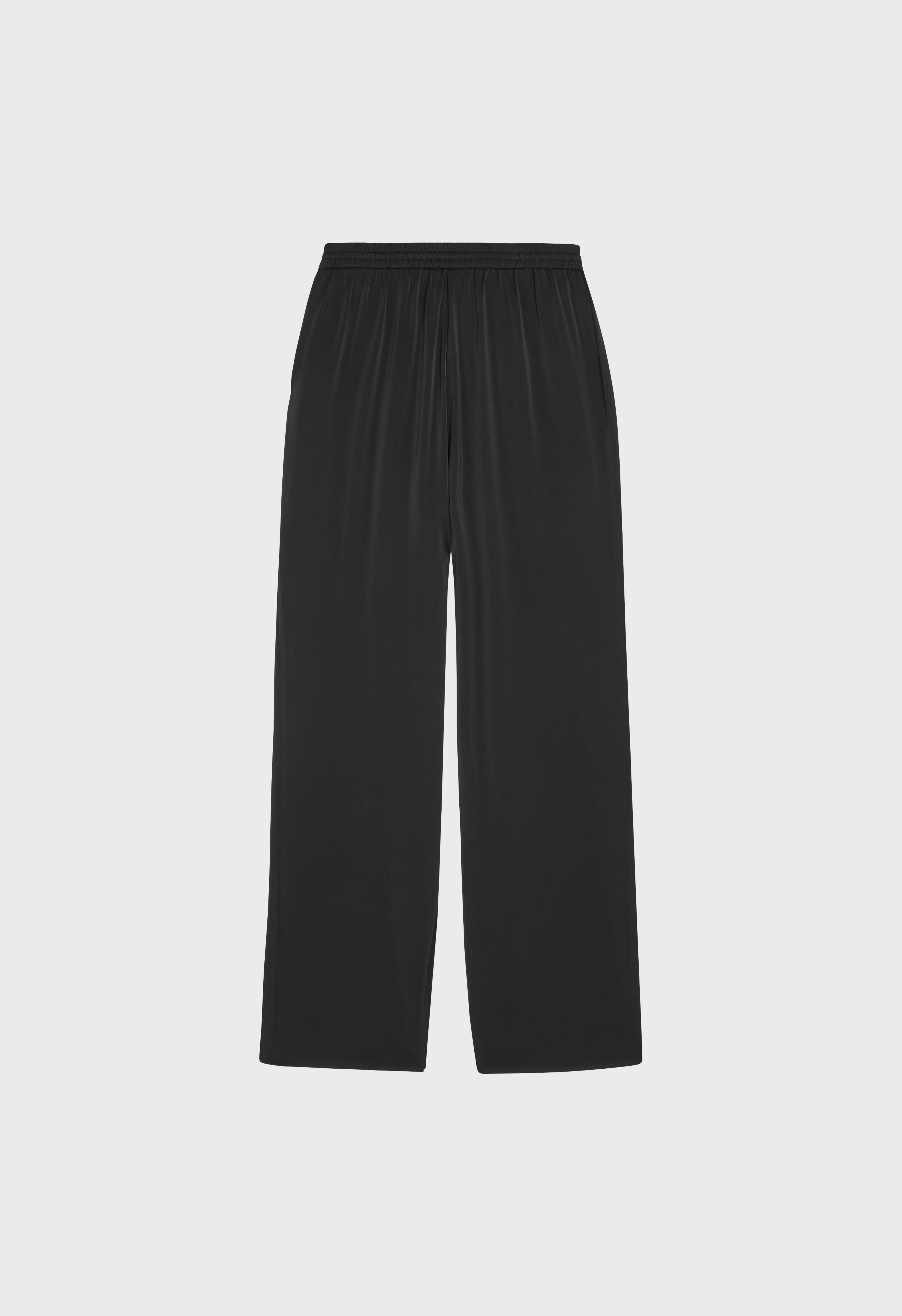 Satin Pants | Black